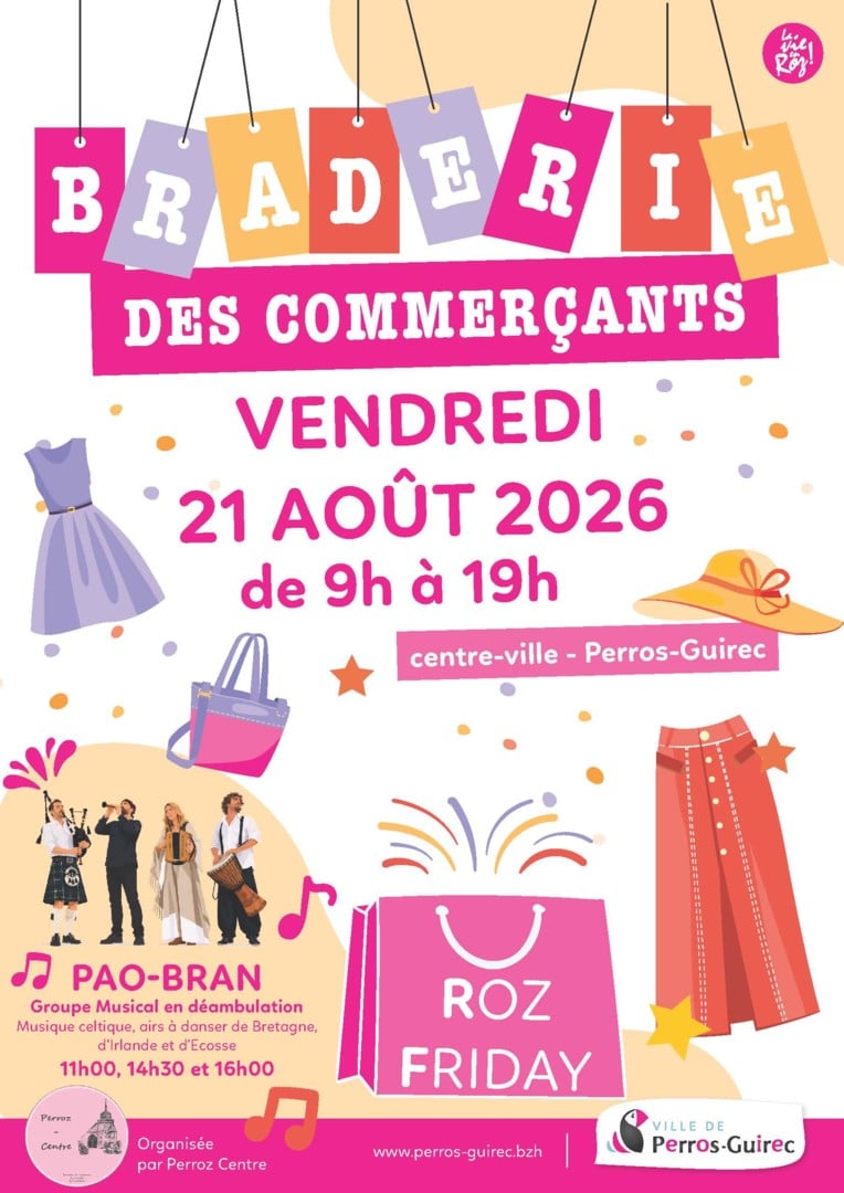 Braderie des commerçants – Roz Friday
