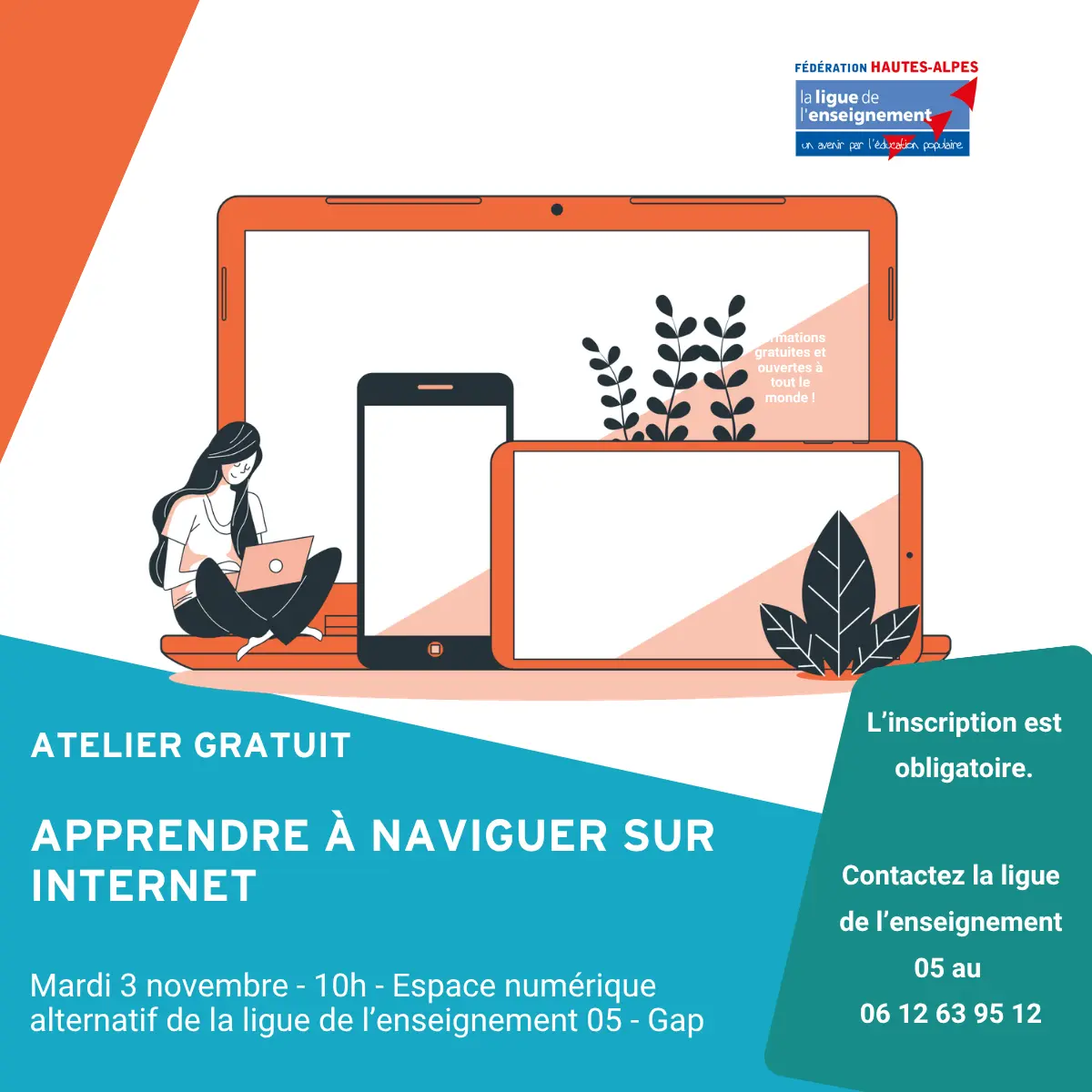 Atelier numérique : Apprendre à naviguer sur internet