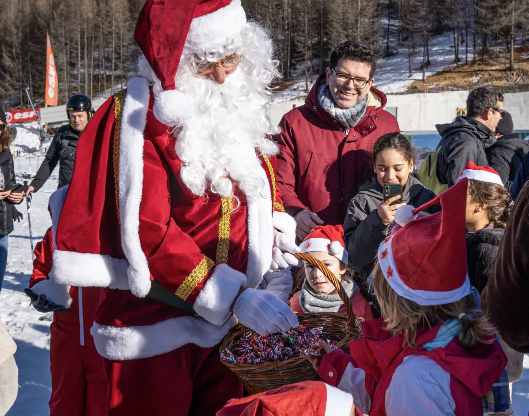Féerie d'hiver : Arrivée du Père Noël