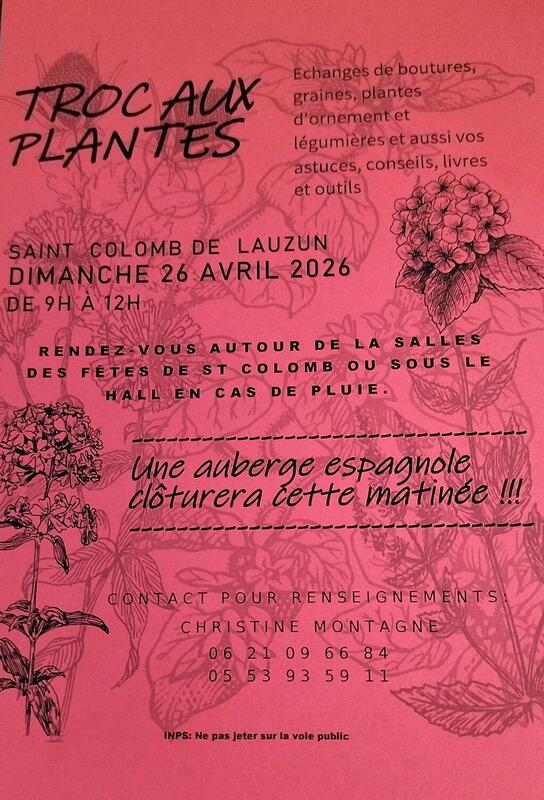 Troc aux plantes