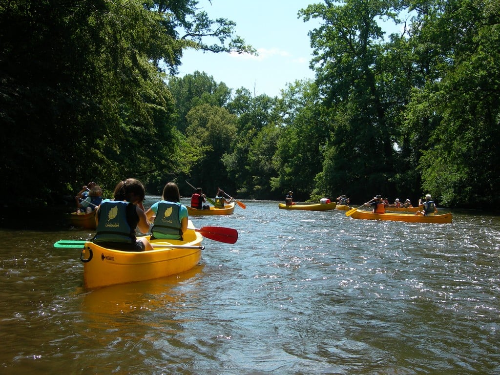 Descente en canoë commentée Le Saillant - Saint Viance (Base Sports Loisirs Vézère)