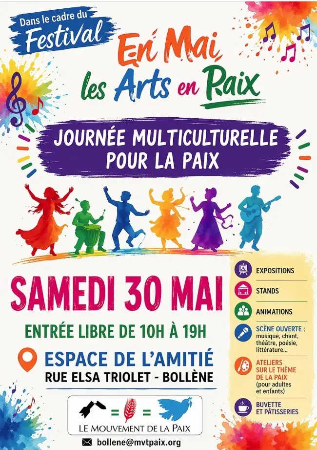 Journée multiculturelle pour la Paix dans le cadre du festival "Les arts en Paix"