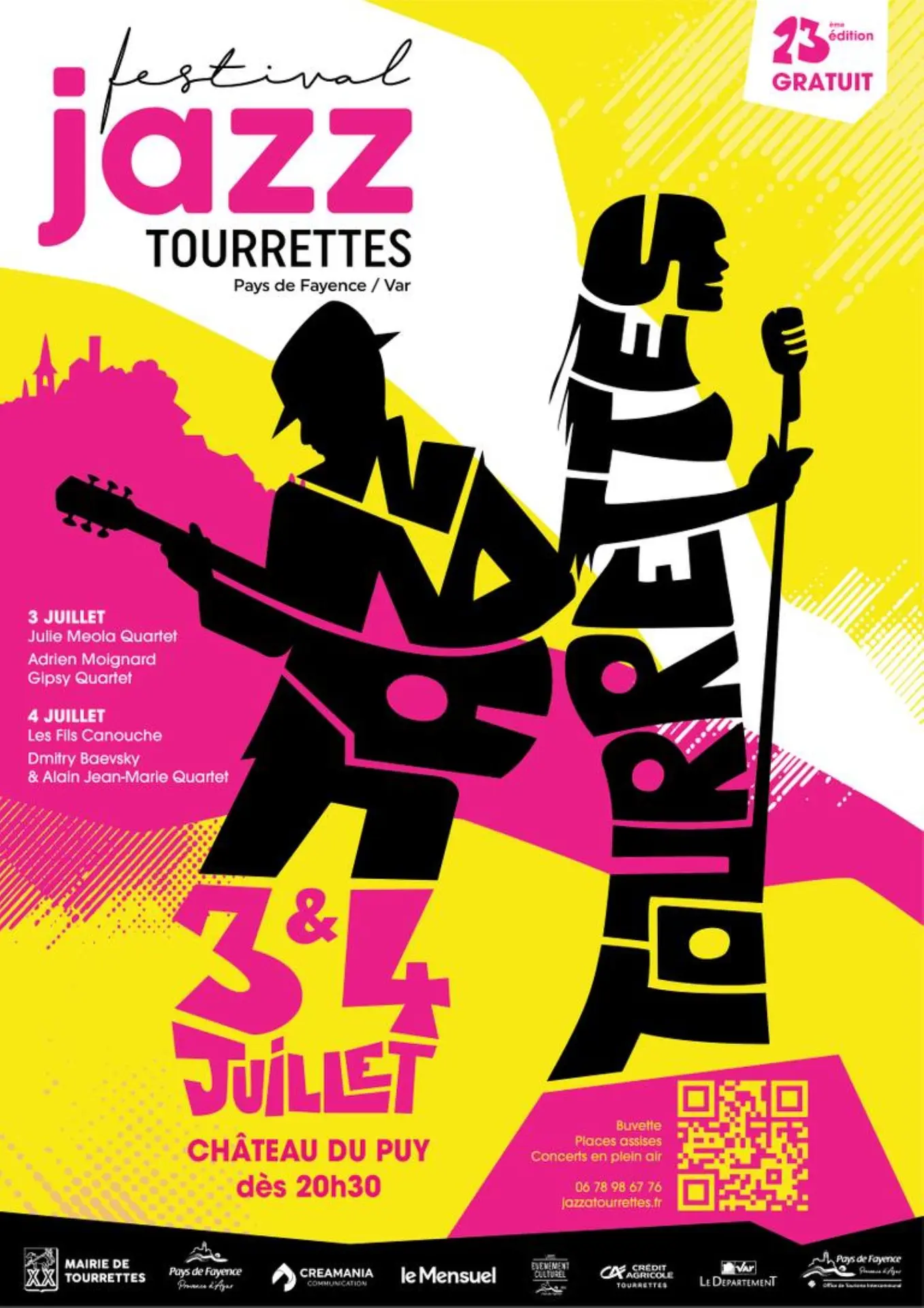 Jazz à Tourrettes -Soirée du vendredi 3 juillet