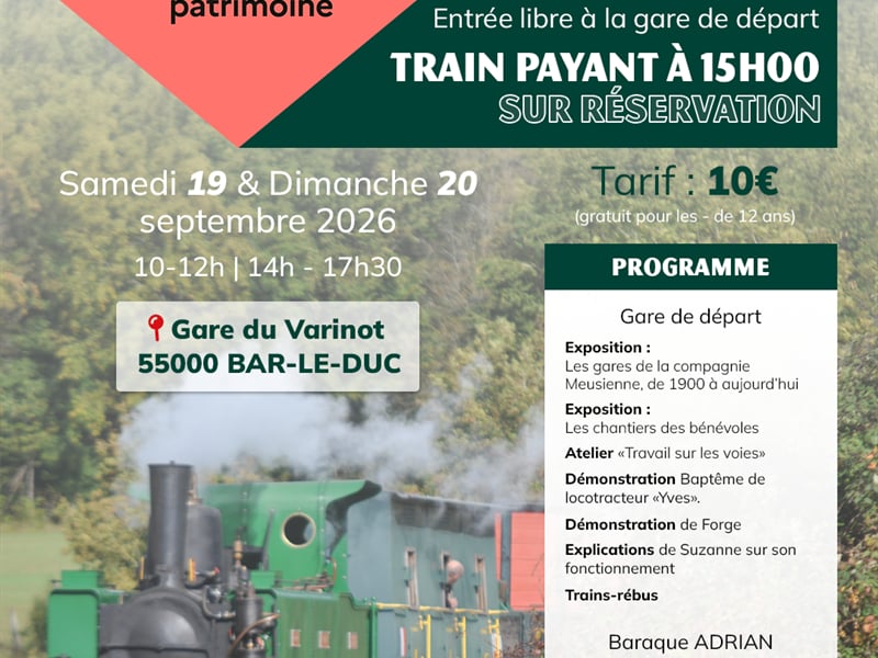 JEP - Voyage en train historique - La Suzanne