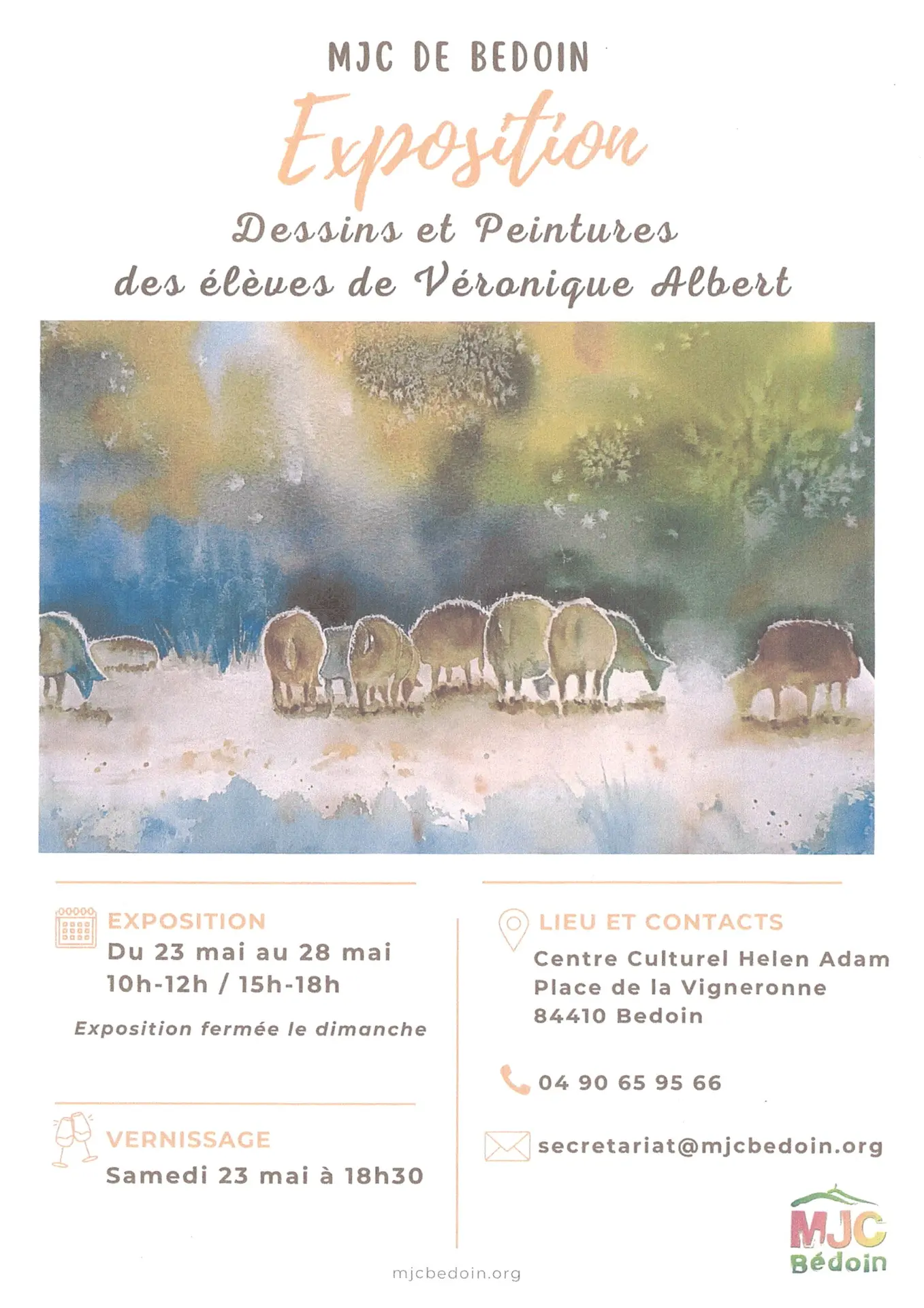 Exposition: Dessins et Peintures des élèves de Véronique Albert