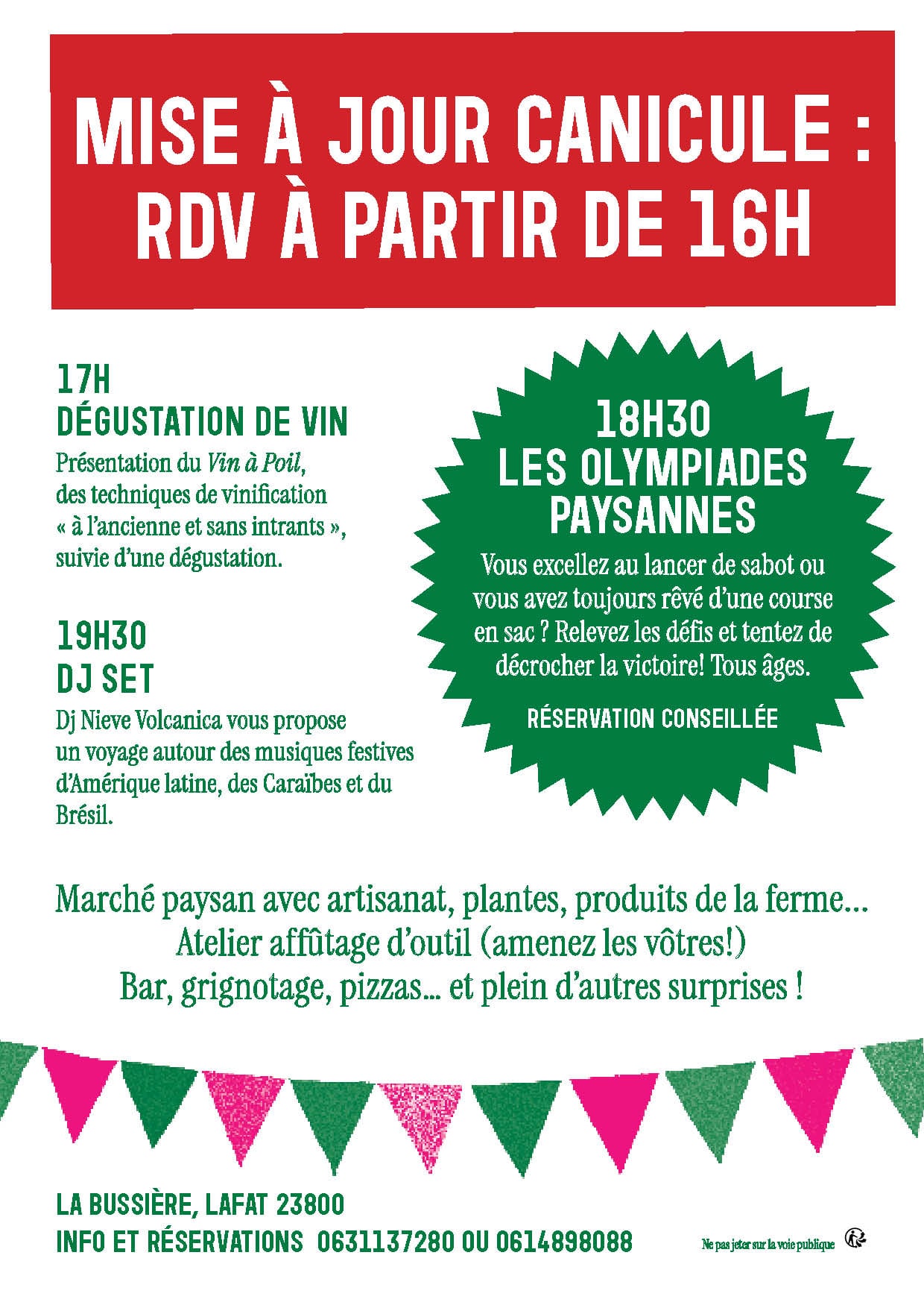 Journée à la Bussière - les RDV du village #2