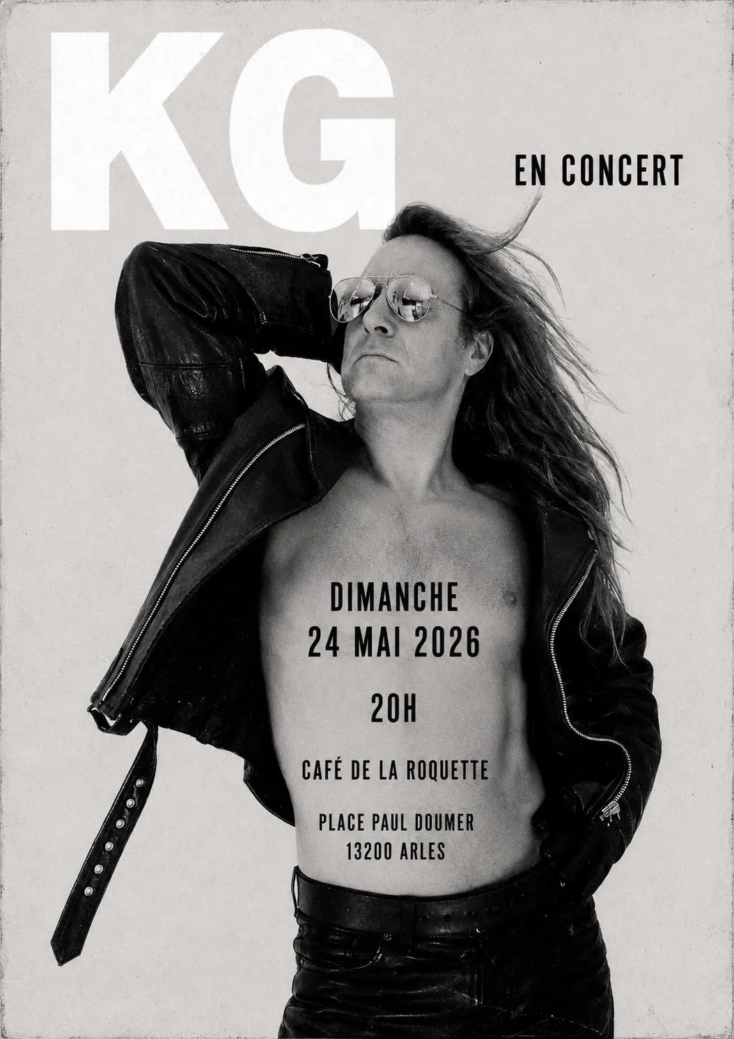 KG en concert au Café de la Roquette