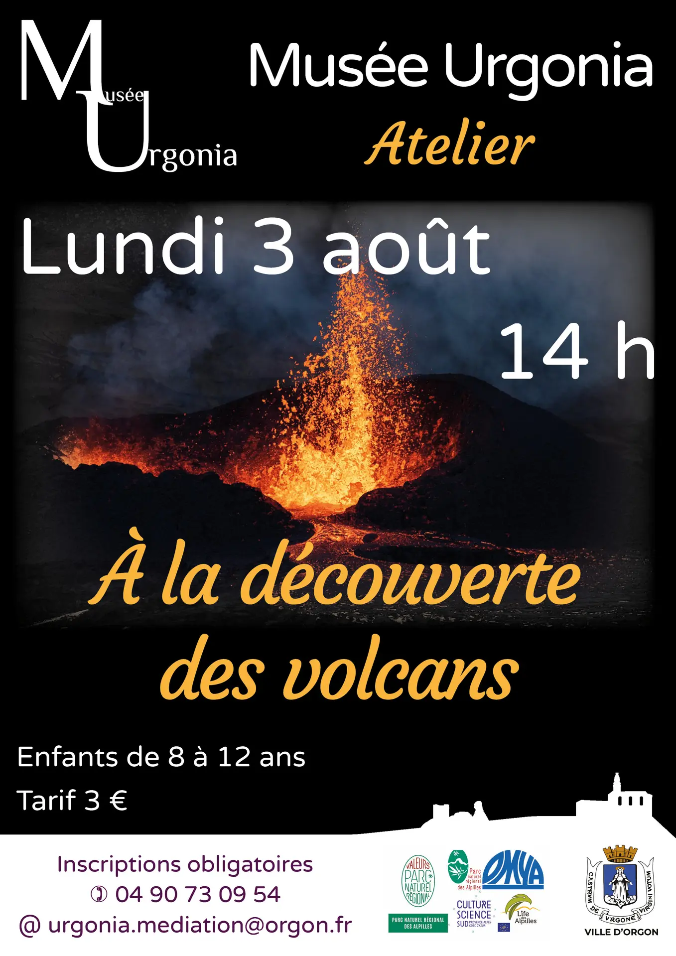 Atelier "A la découverte des volcans"