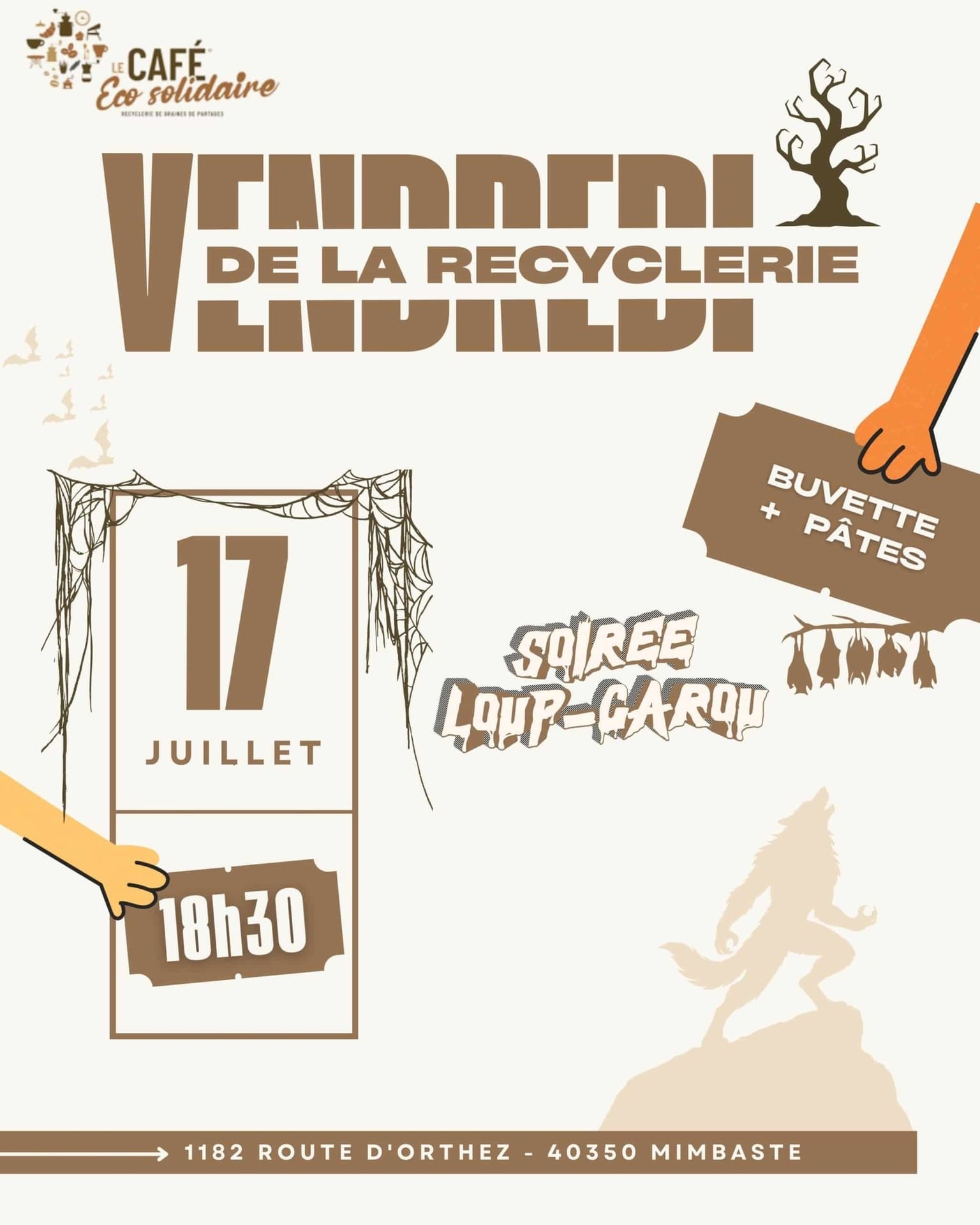 Vendredi de la Recyclerie – Soirée Loup-Garou