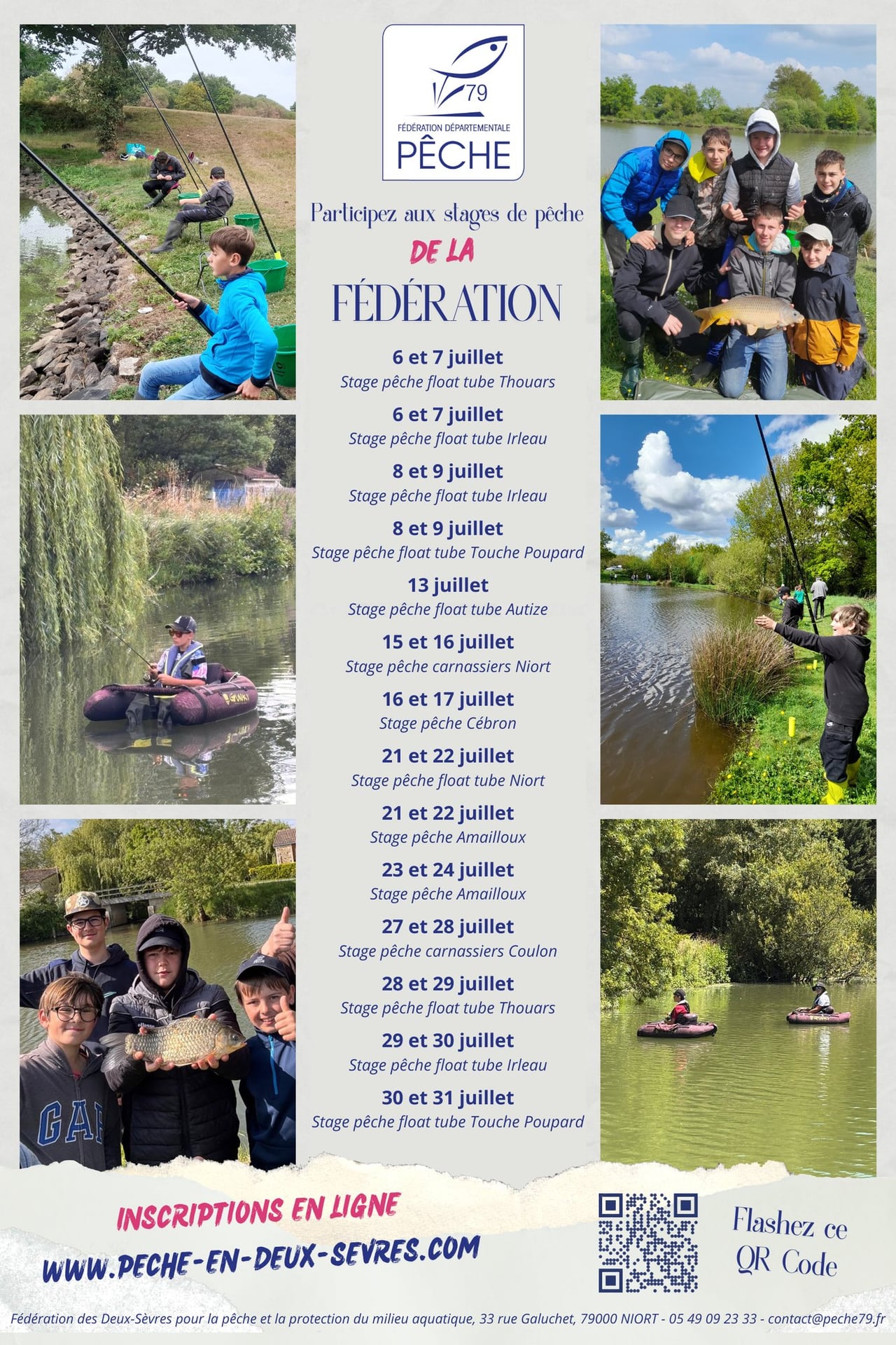 Stages de pêche
