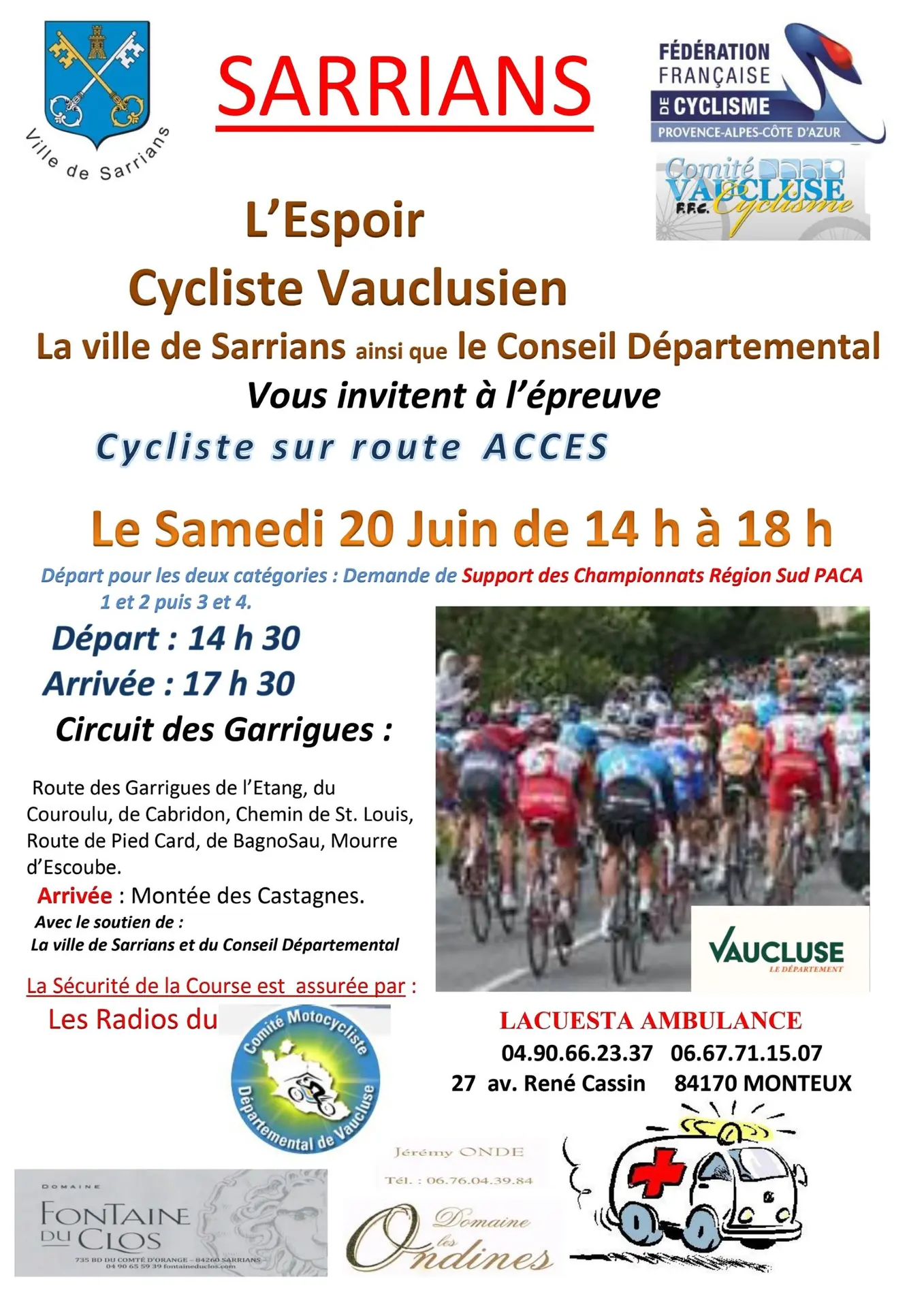 Course cycliste