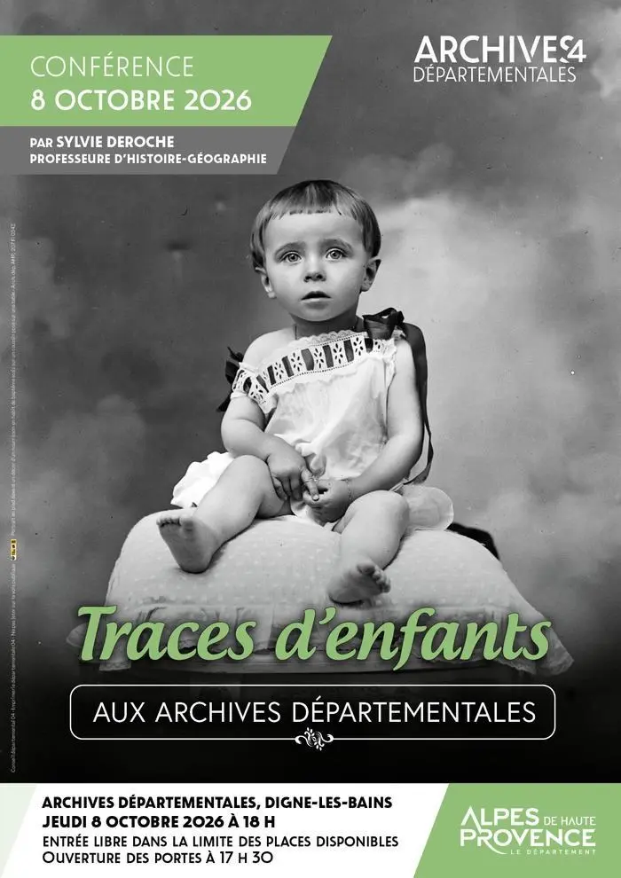 Conférence - Traces d'enfants aux Archives départementales