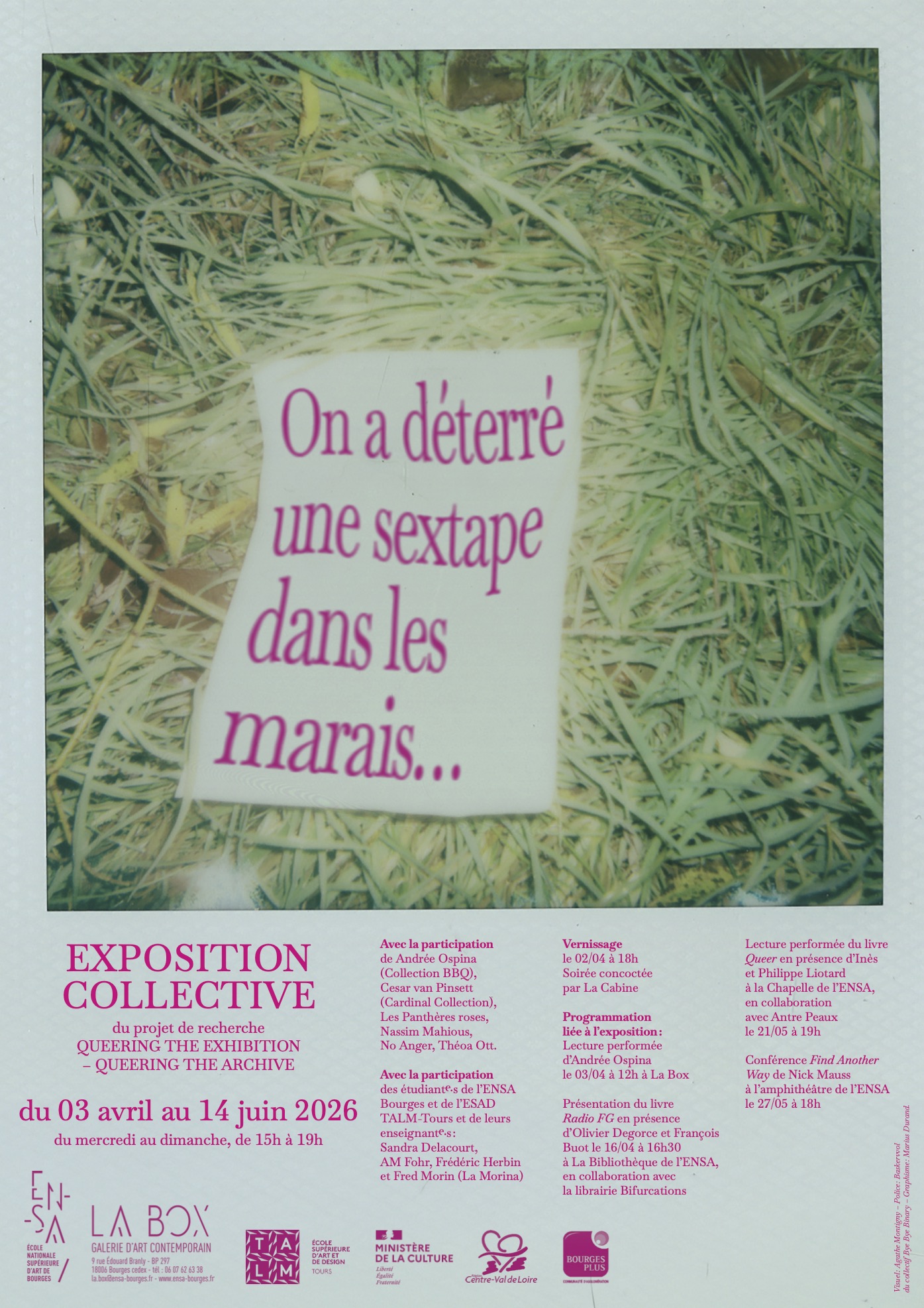 Exposition collective « On a déterré une sextape dans les marais… »