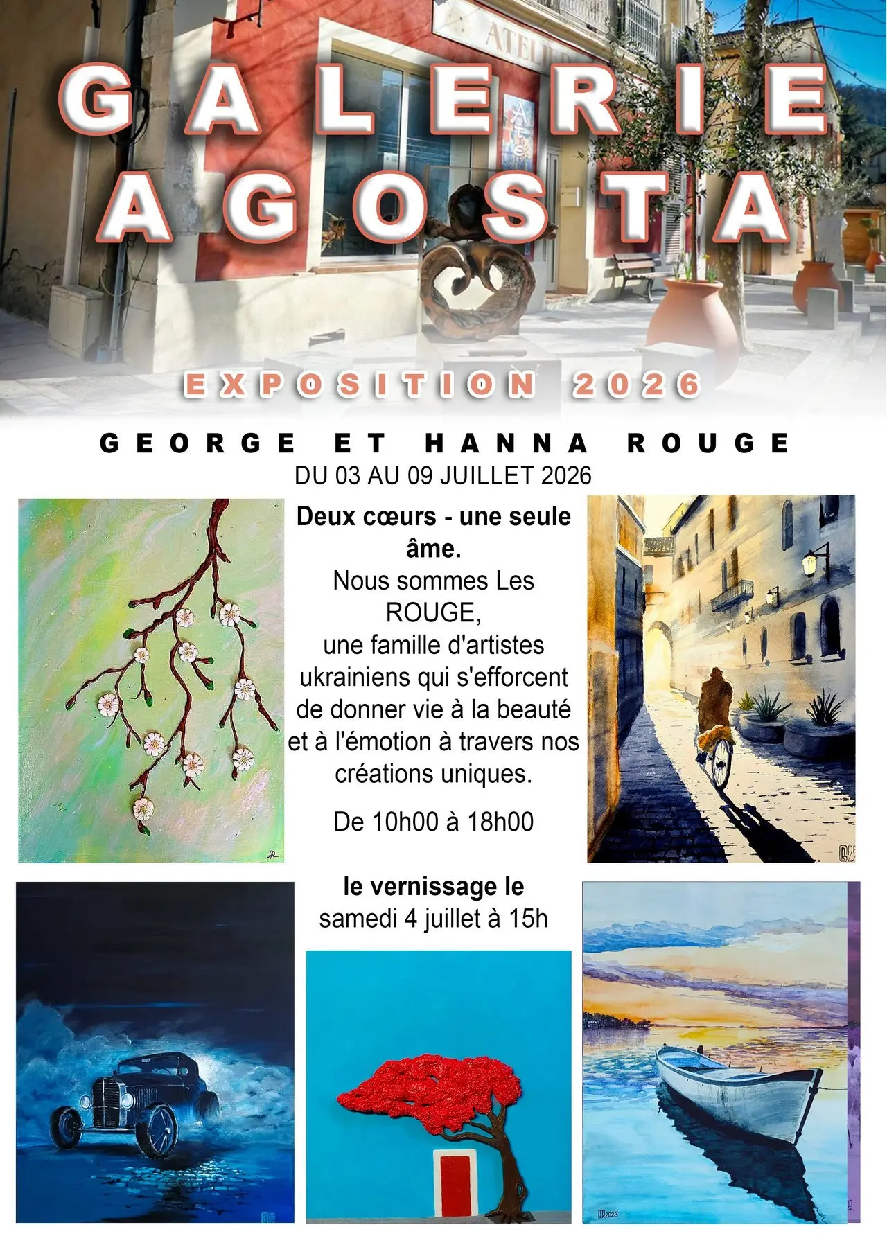 Exposition : GEORGE et HANNA ROUGE