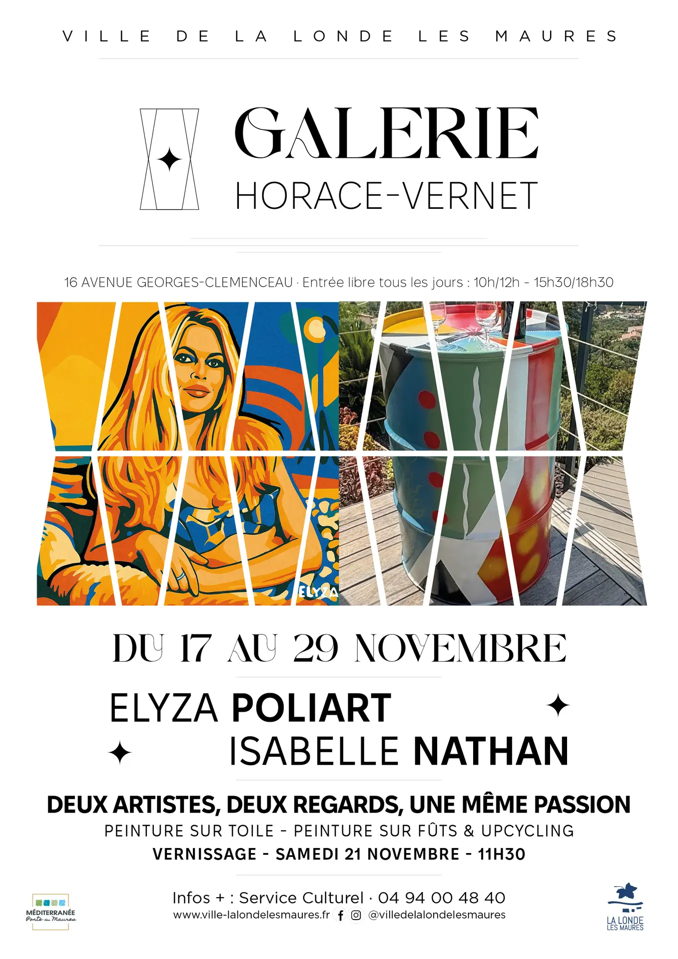 Exposition : Elyza POLIART et Isabelle NATHAN