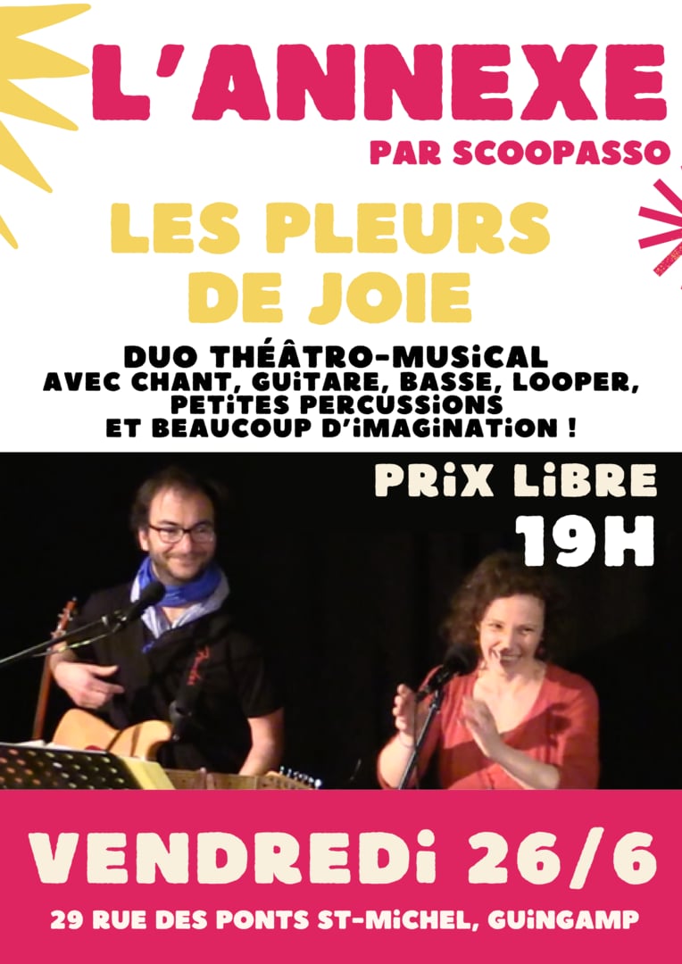 Concert avec Les Pleurs de joie