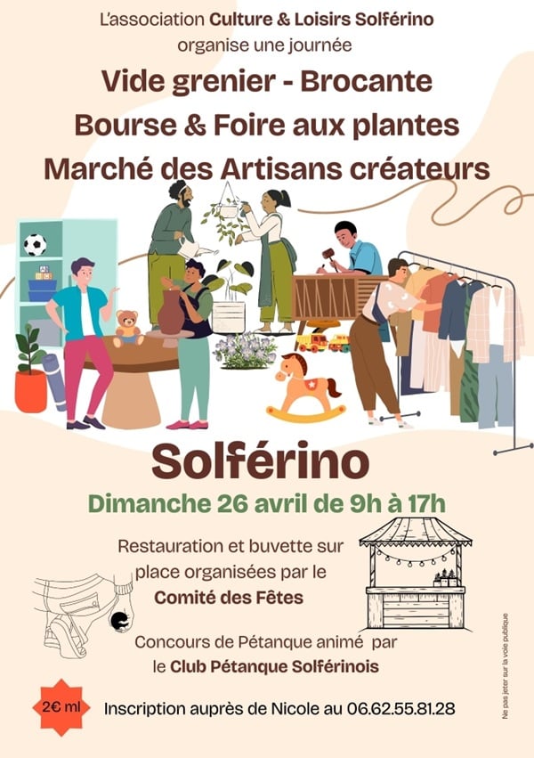 Vide grenier - Brocante - Bourse & Foire aux Plantes - Marché des artisans / créateurs