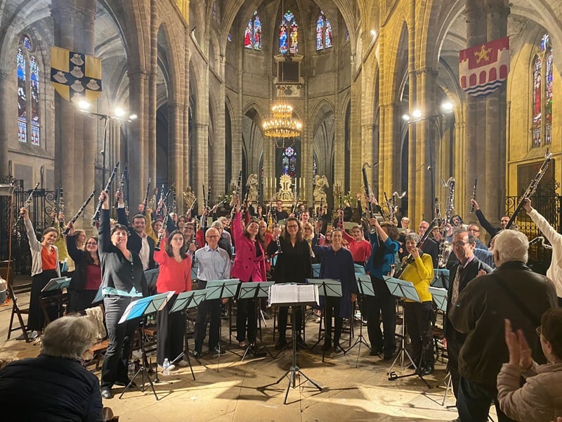 Concert choeur de clarinettes de Garonne