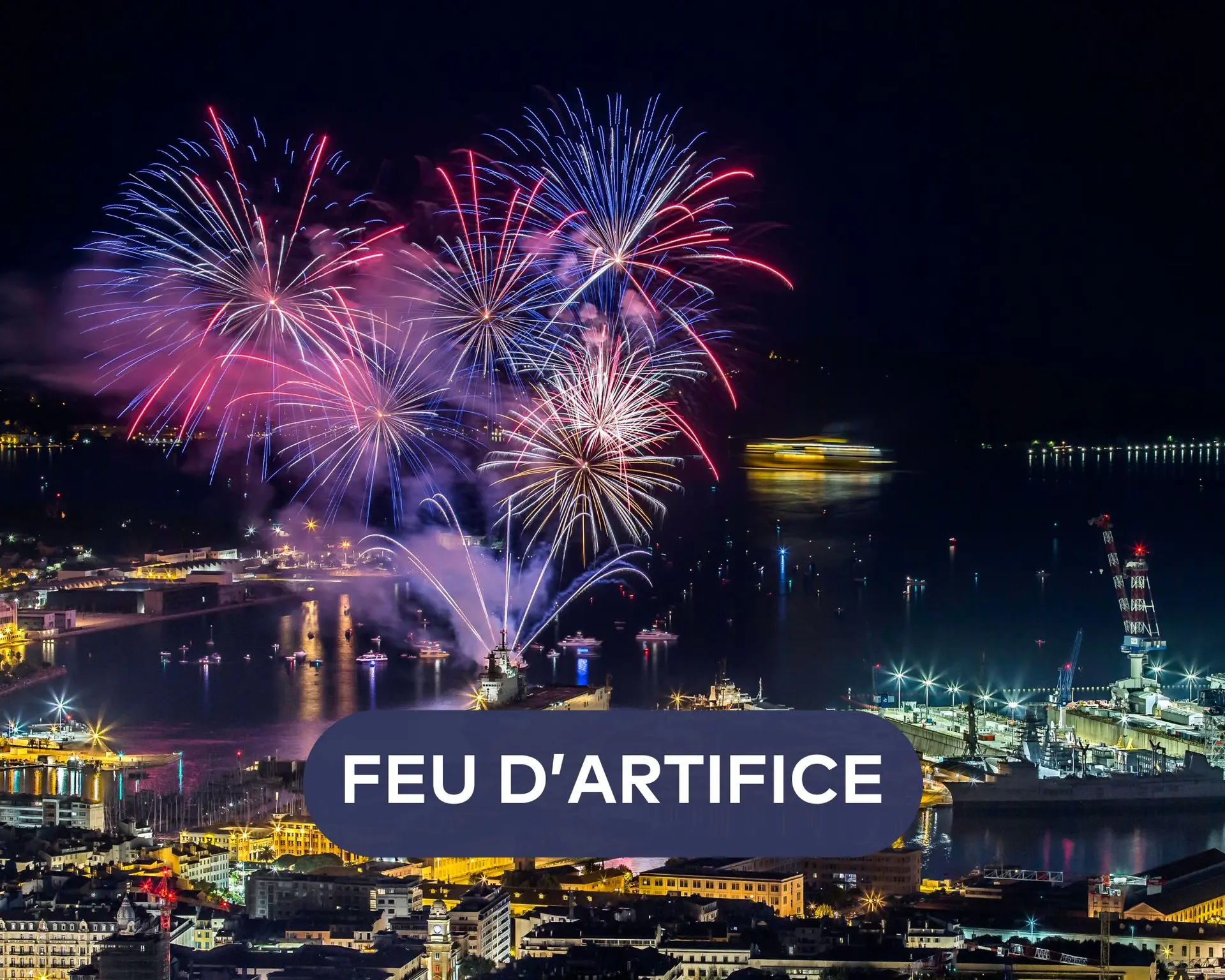 Fête de la Libération de La Valette (feu d'artifice)