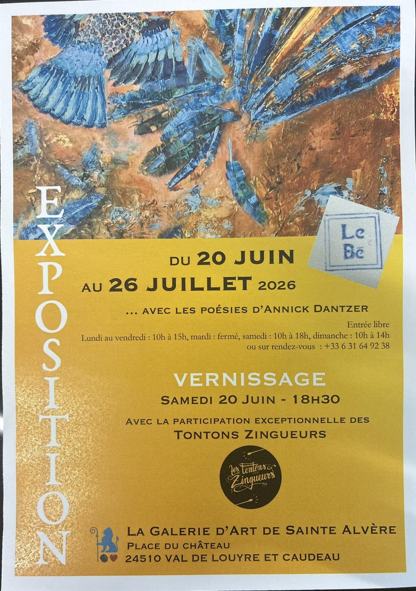 Exposition de peintures et poésies