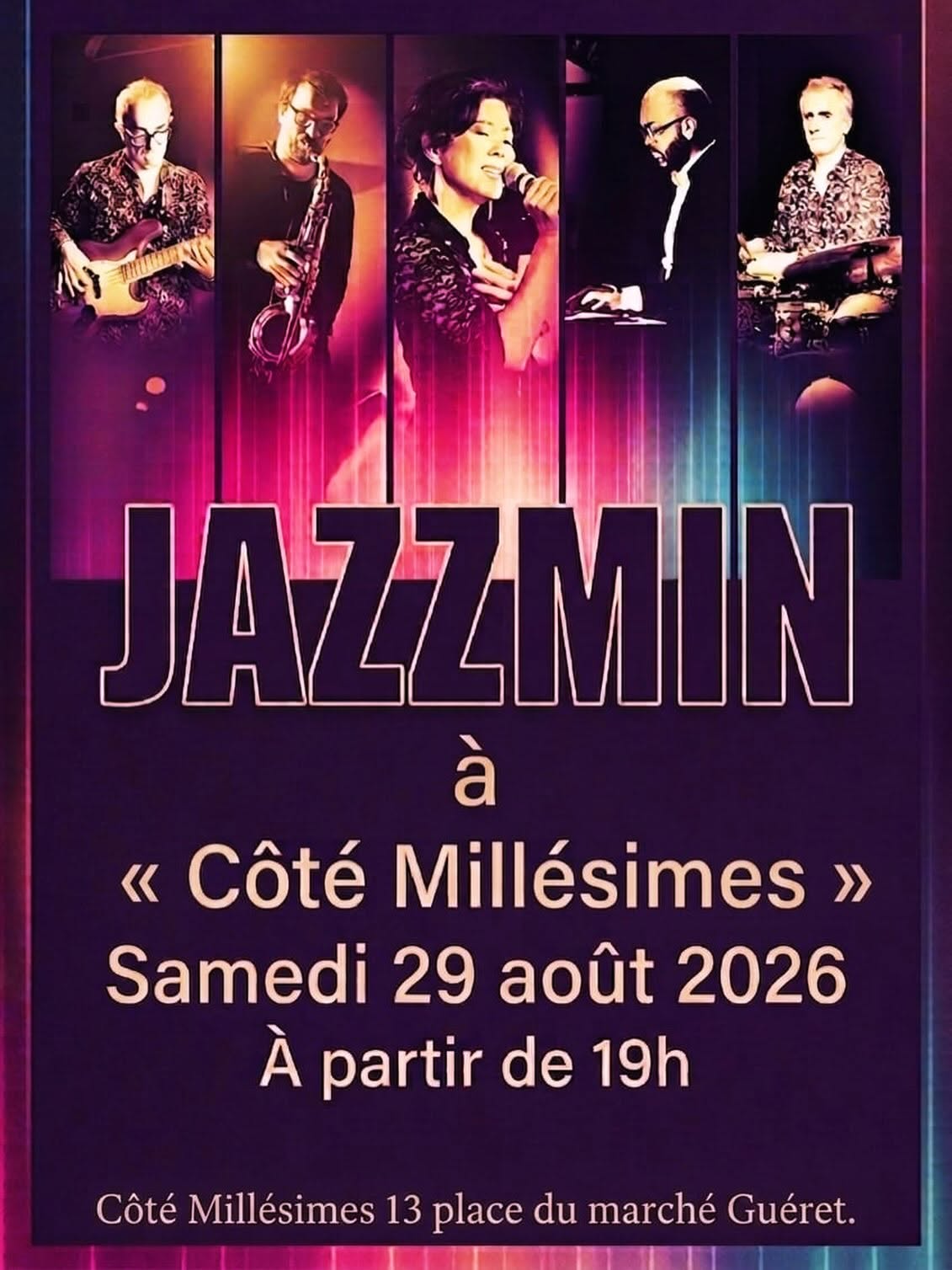 Soirée jazz au Côté Millésimes