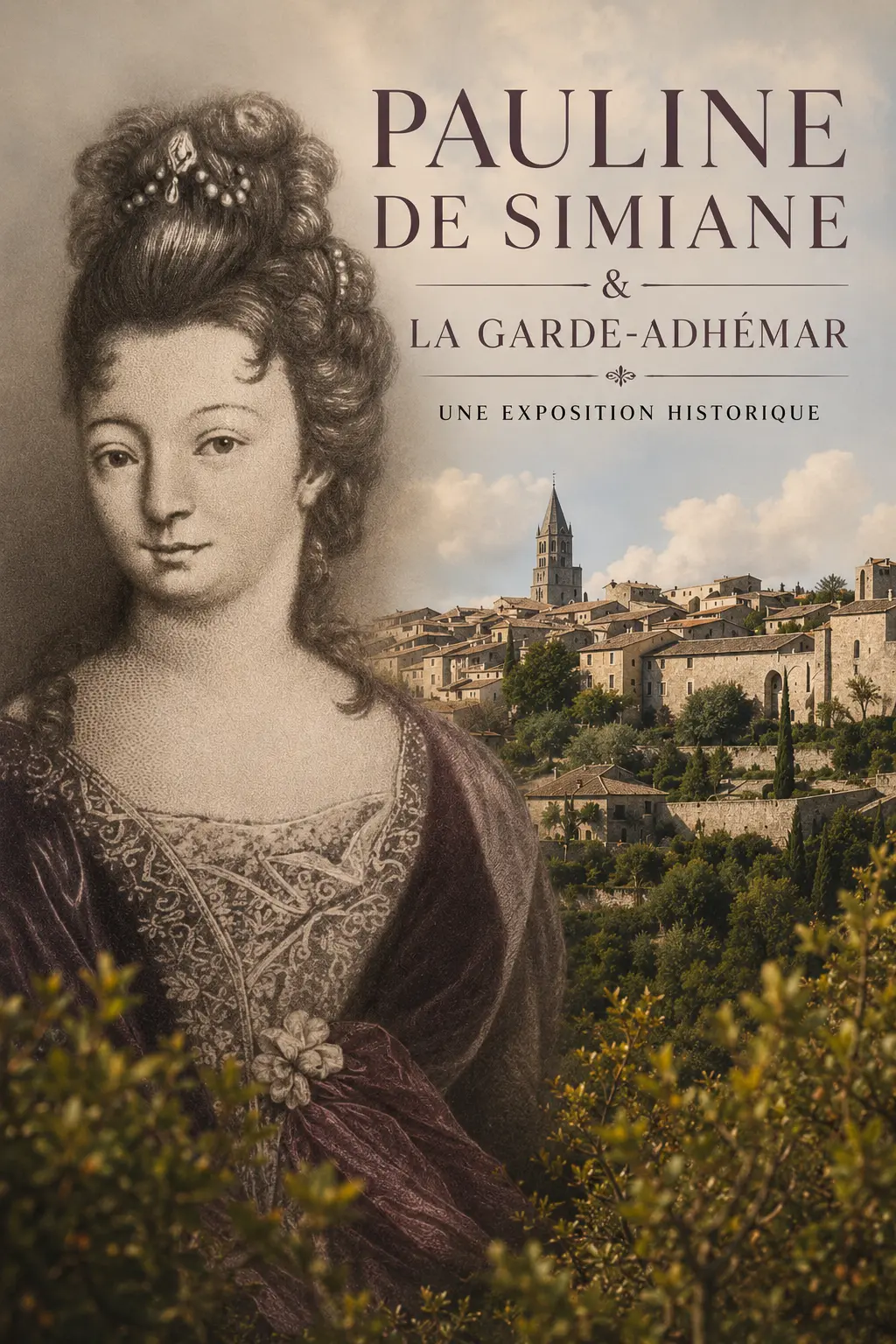 Exposition historique « Pauline de Simiane et La Garde-Adhémar » d'Yves July