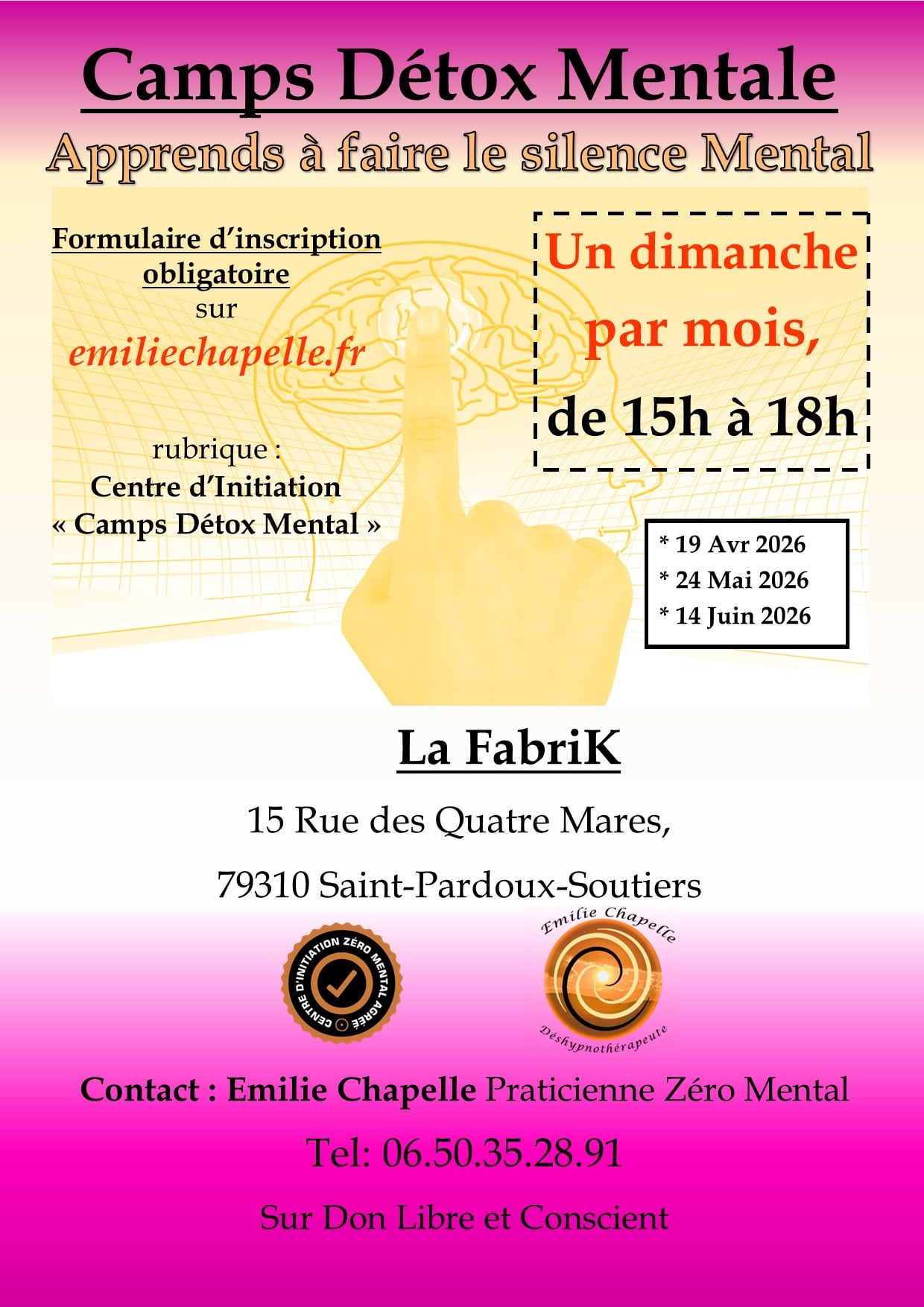 La Fabrik : Camps Détox Mentale