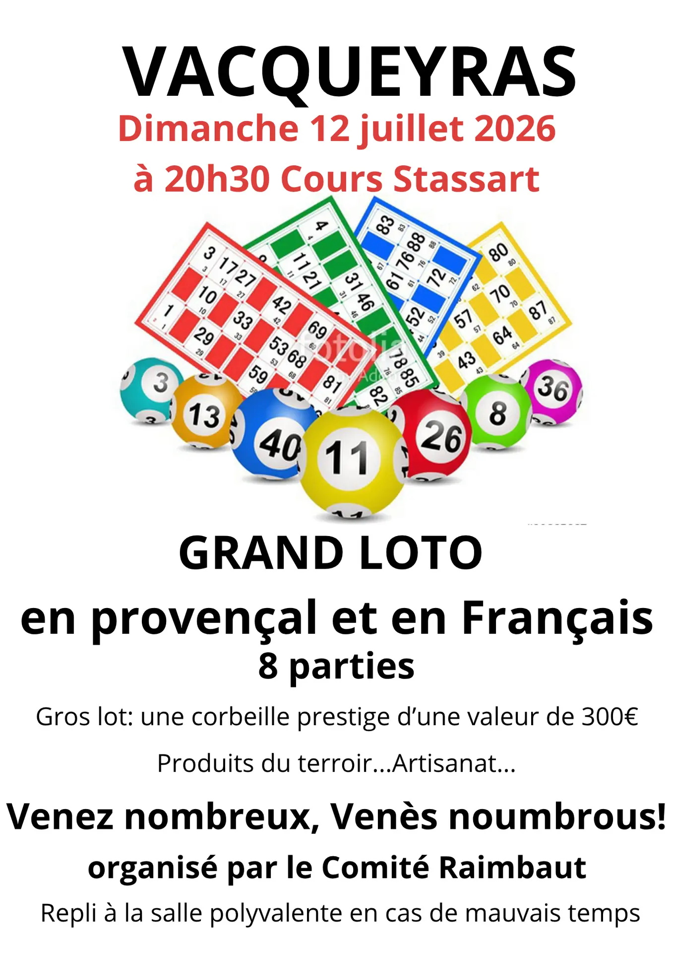 Grand loto nocturne provençal