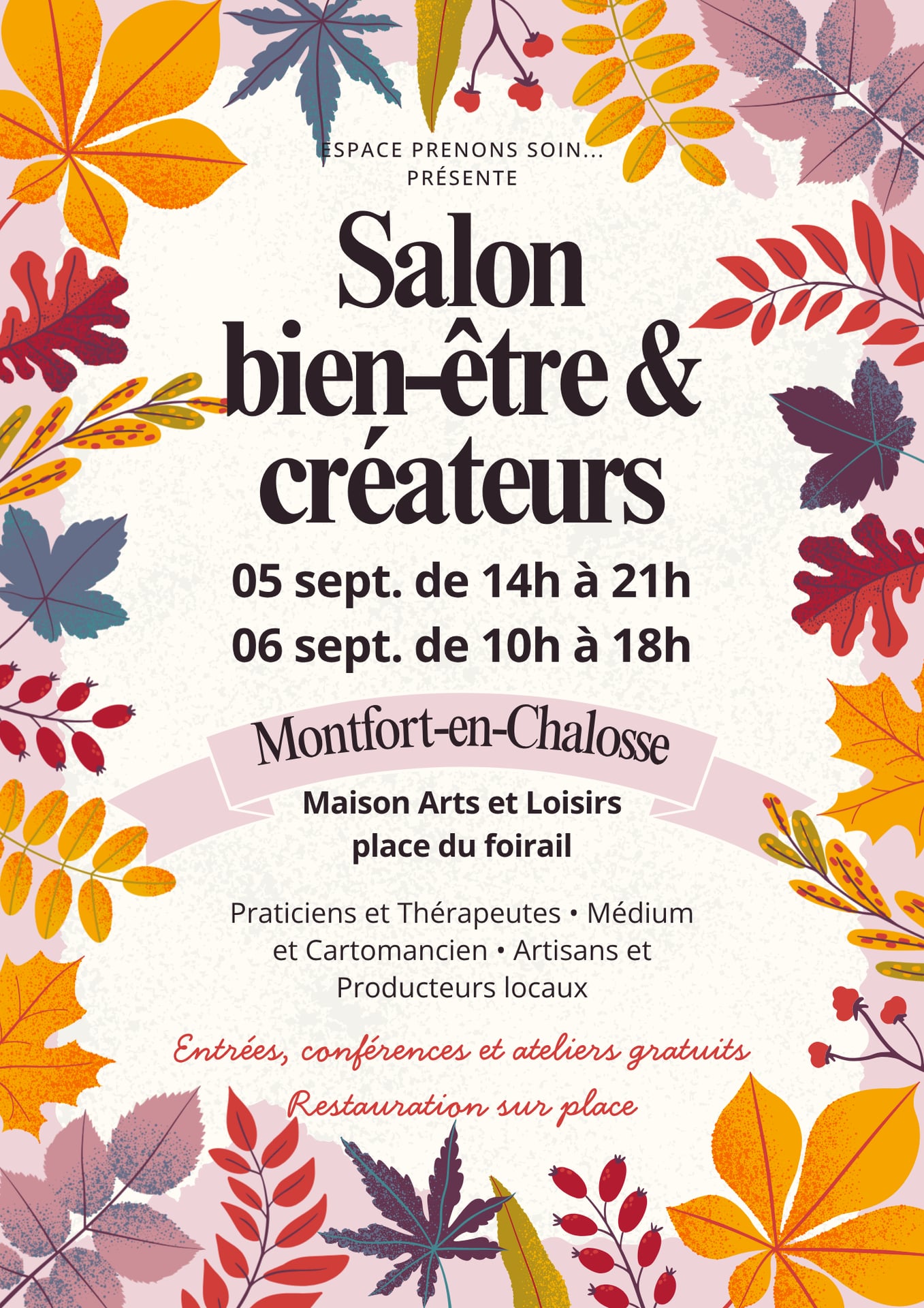 Salon Prenons soin... bien-être et créateurs Automne 2026