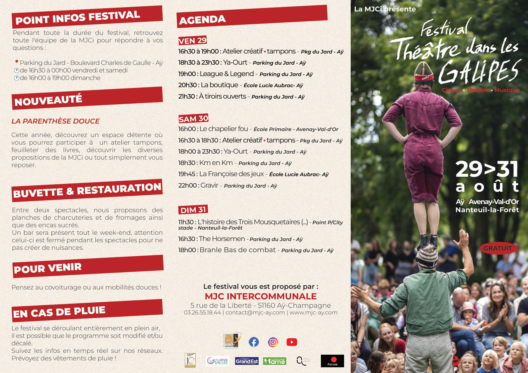 Festival Théâtre dans les Galipes