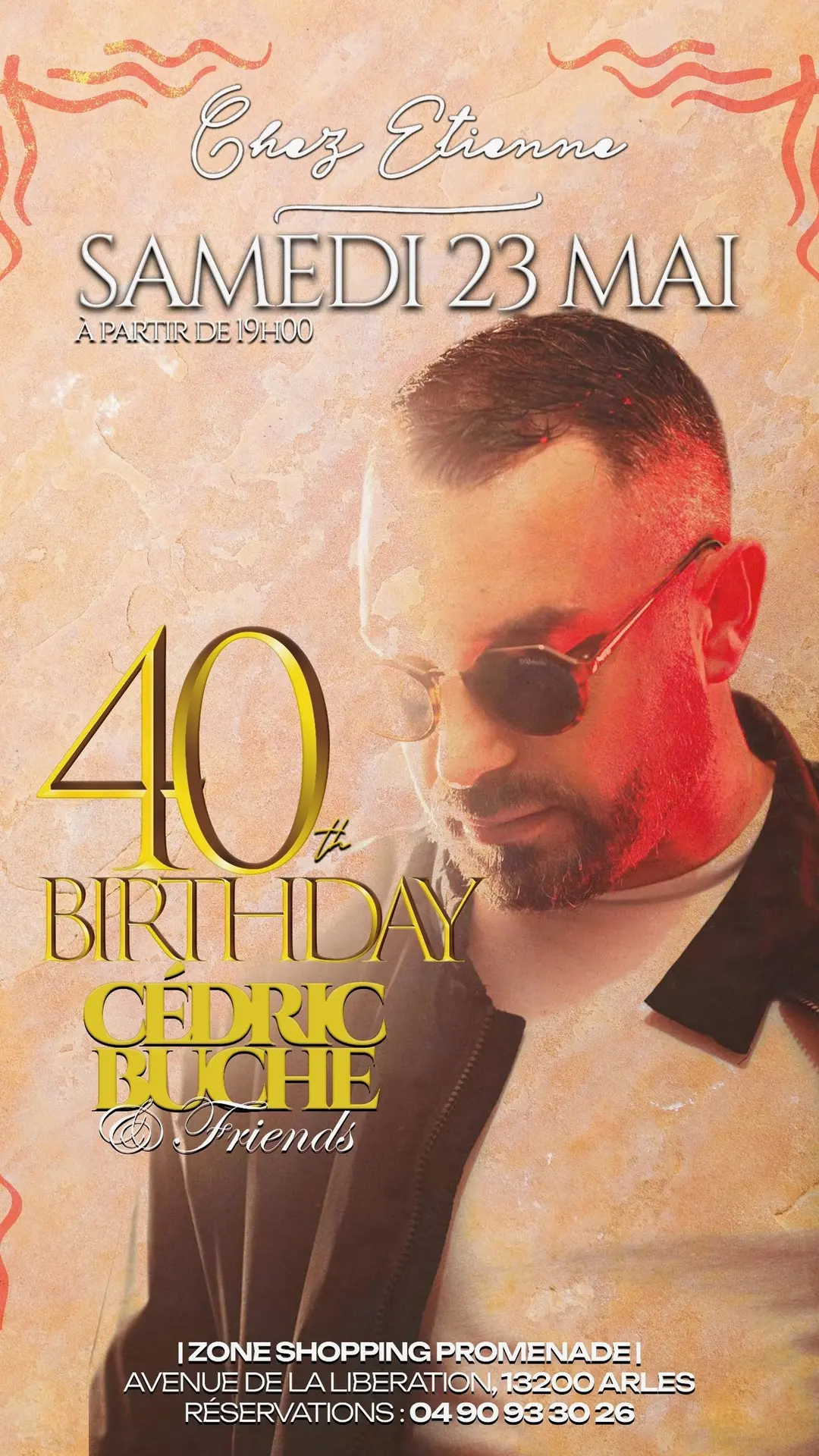 40th birthday Cédric Buche