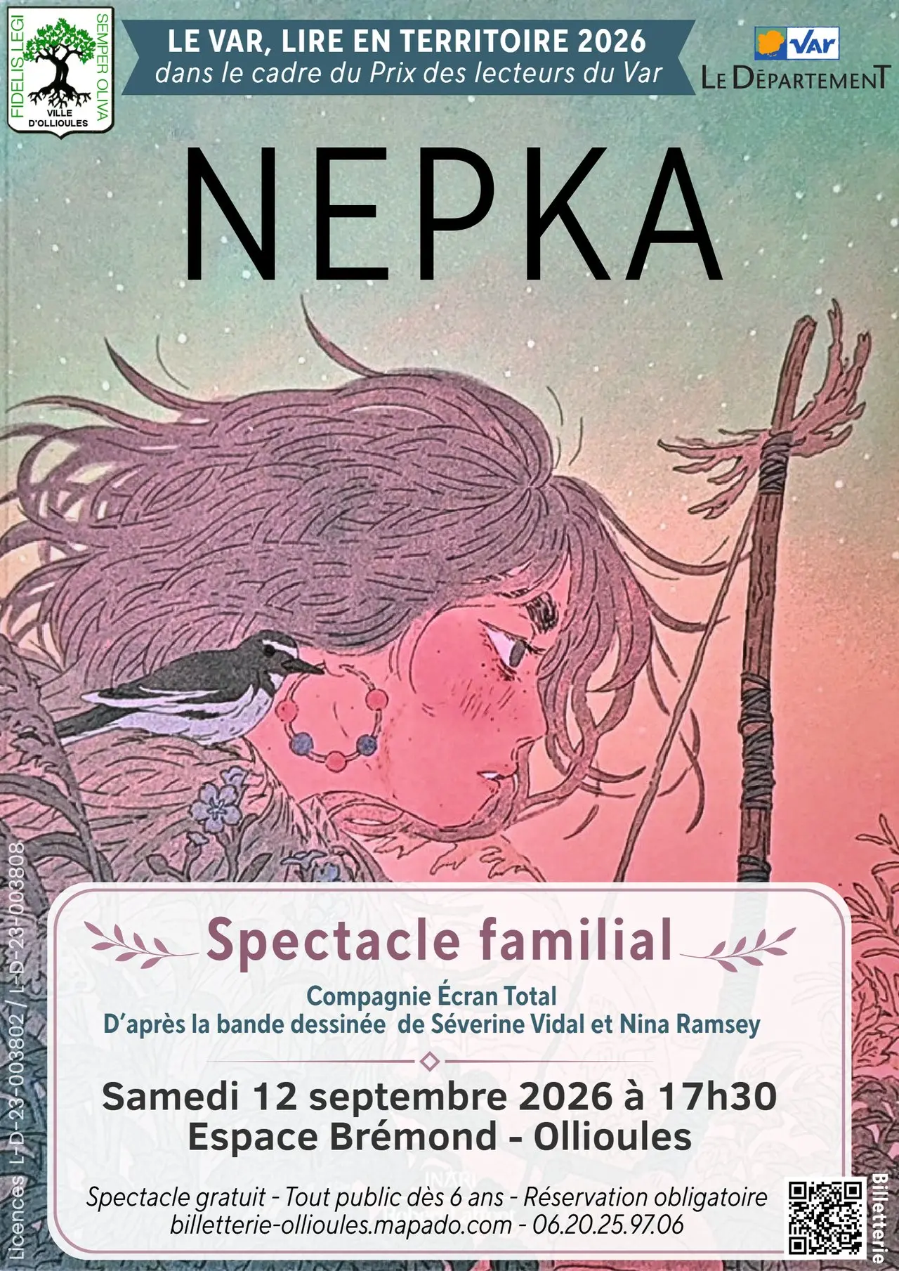 Spectacle familial "Nepka" par la Compagnie Écran Total