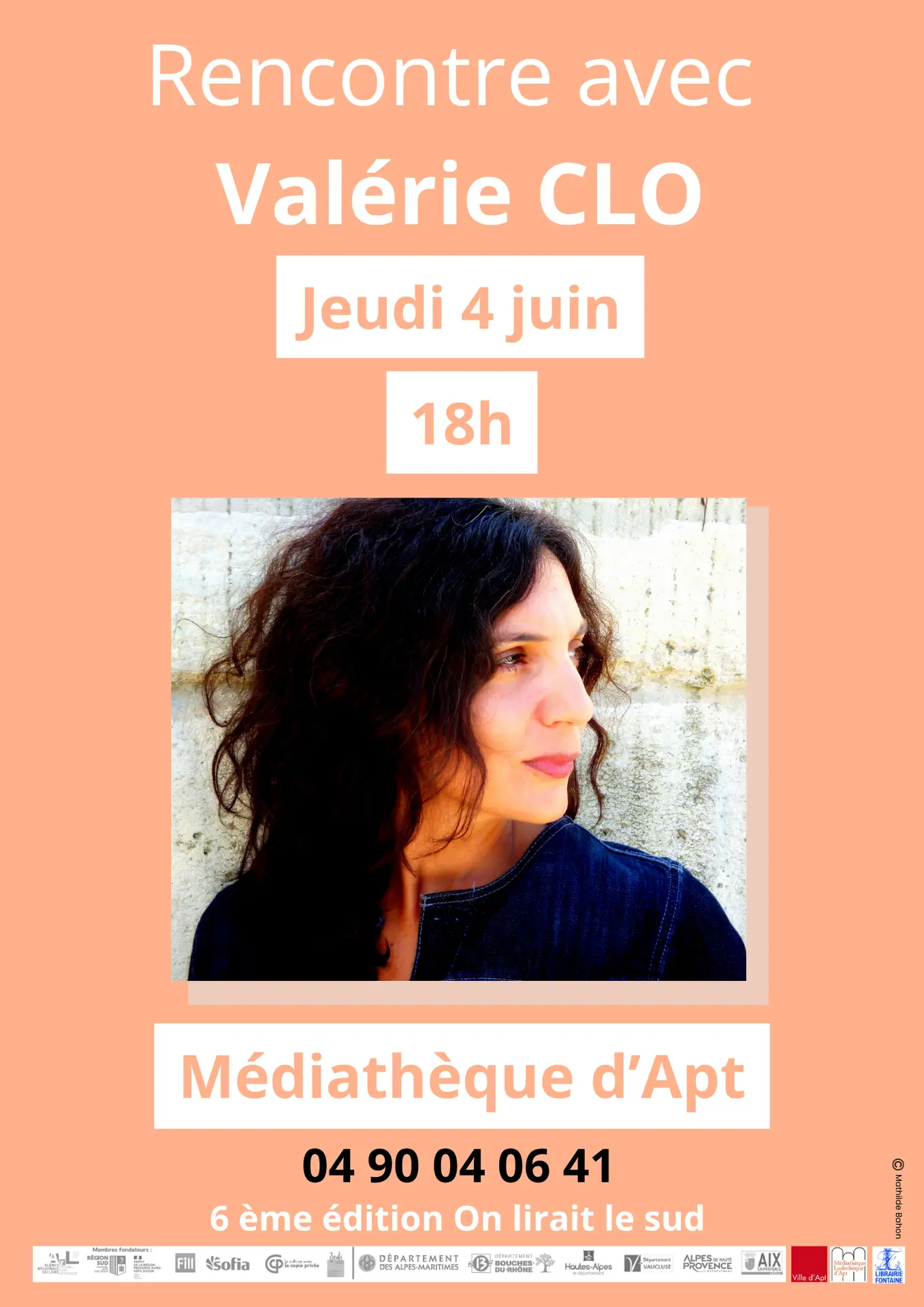 Rencontre d'auteur et dédicace avec Valérie CLO