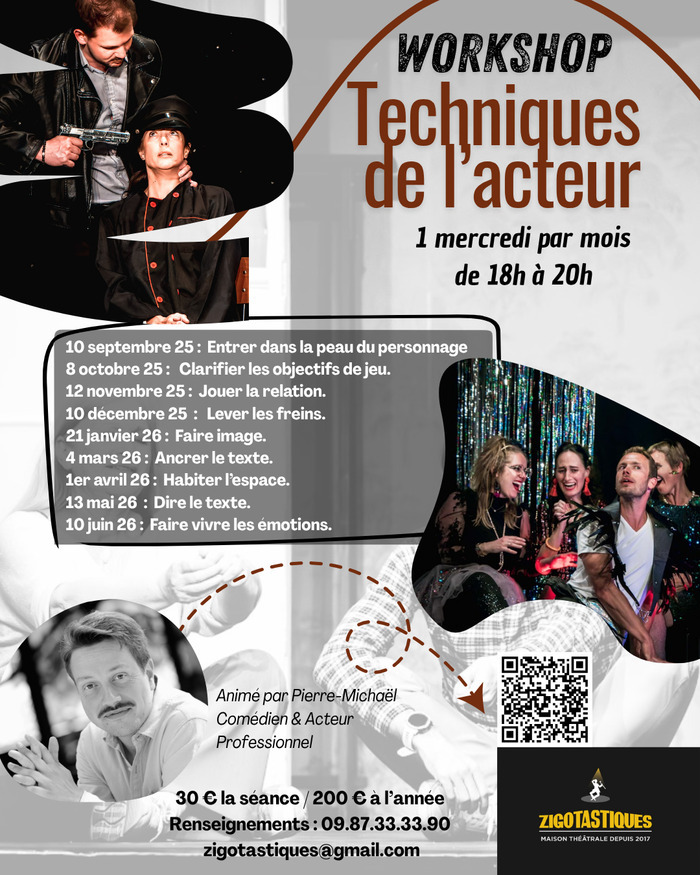 Workshop Techniques de l'acteur