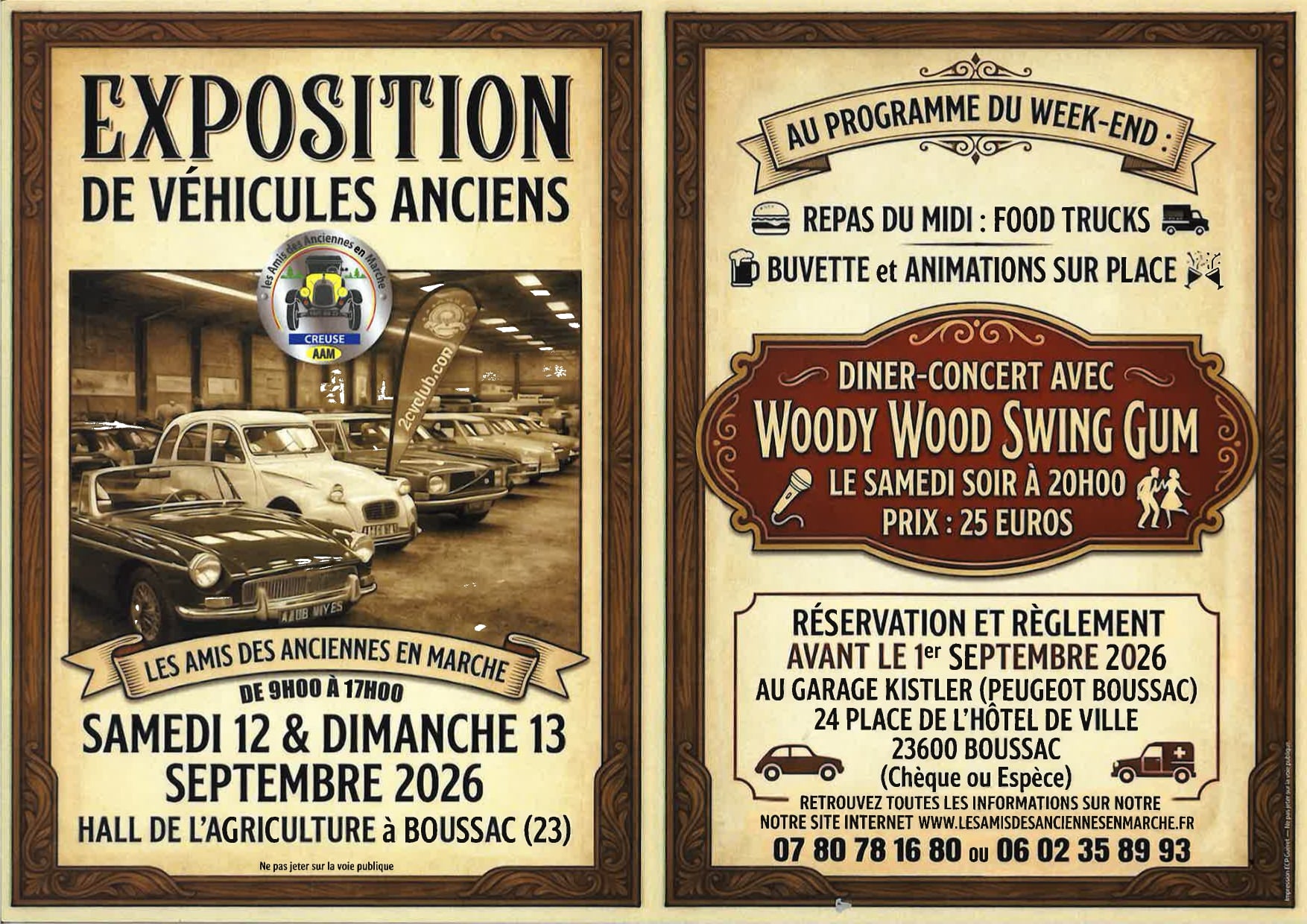 Exposition de véhicules anciens
