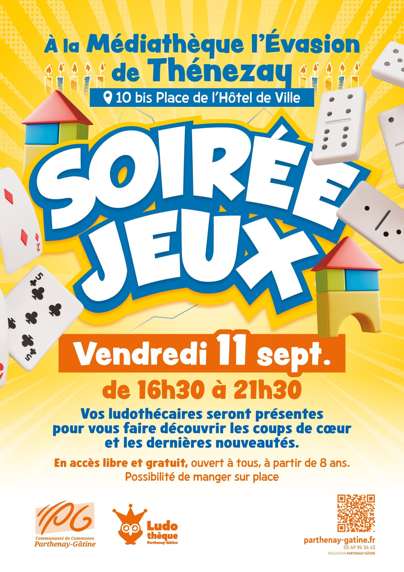 Soirée jeux avec la ludothèque