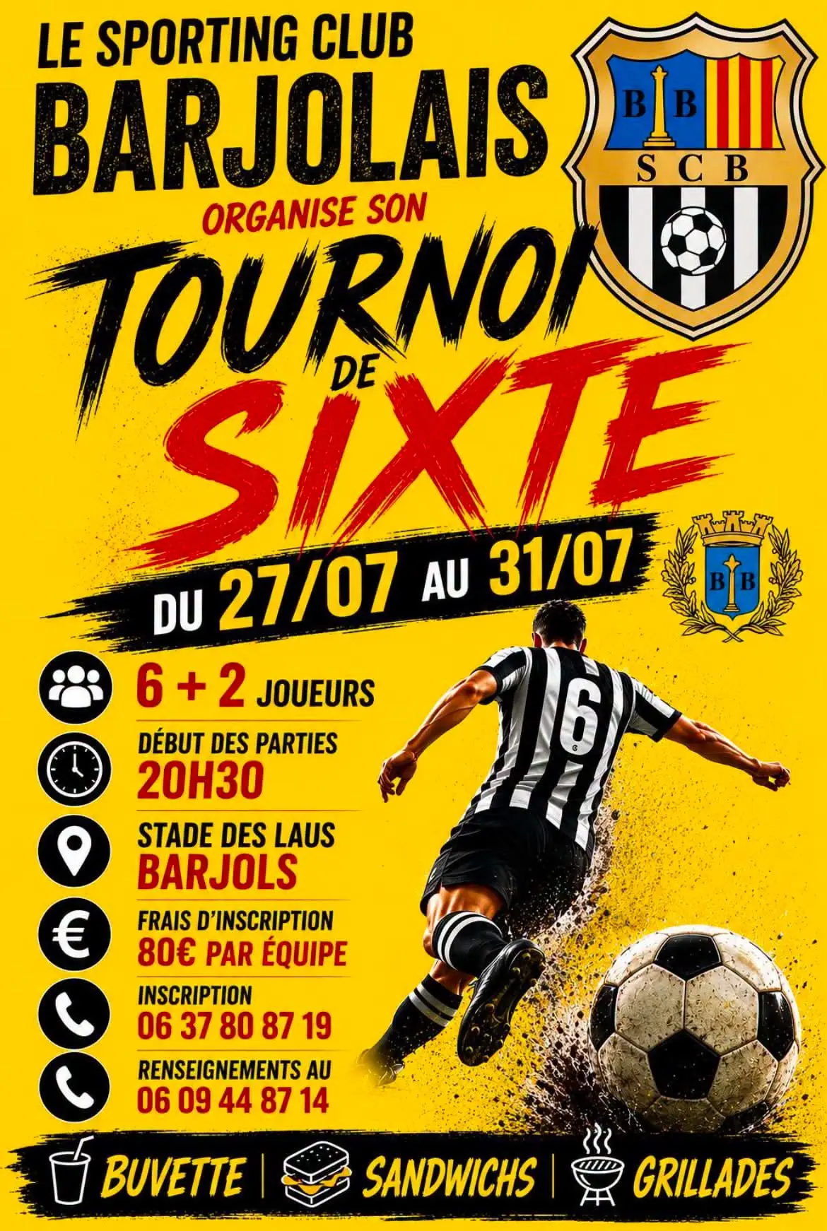 REPORTE - Tournois de sixte