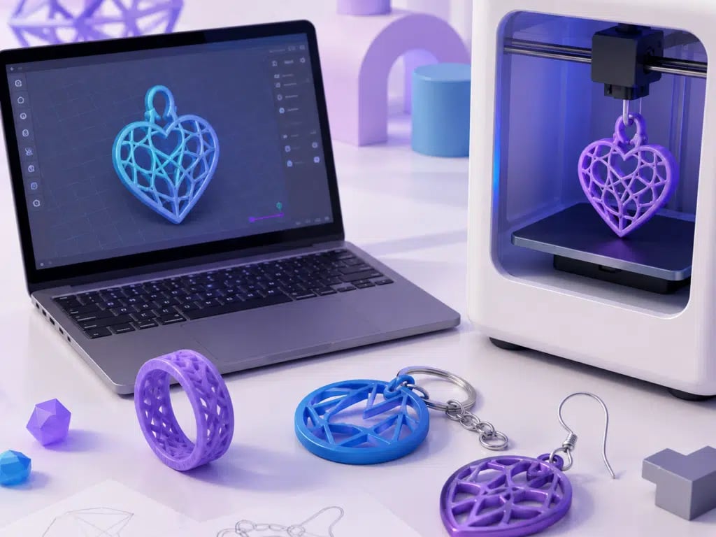 Atelier de création 3D : Création de bijoux & porte-clés