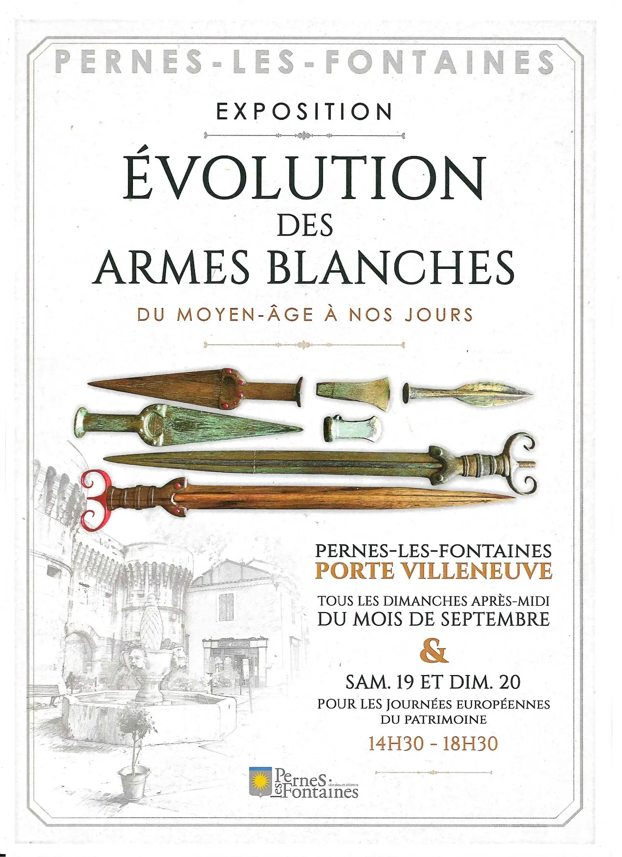 Exposition : Évolution des armes blanches du Moyen-Âge à nos jours