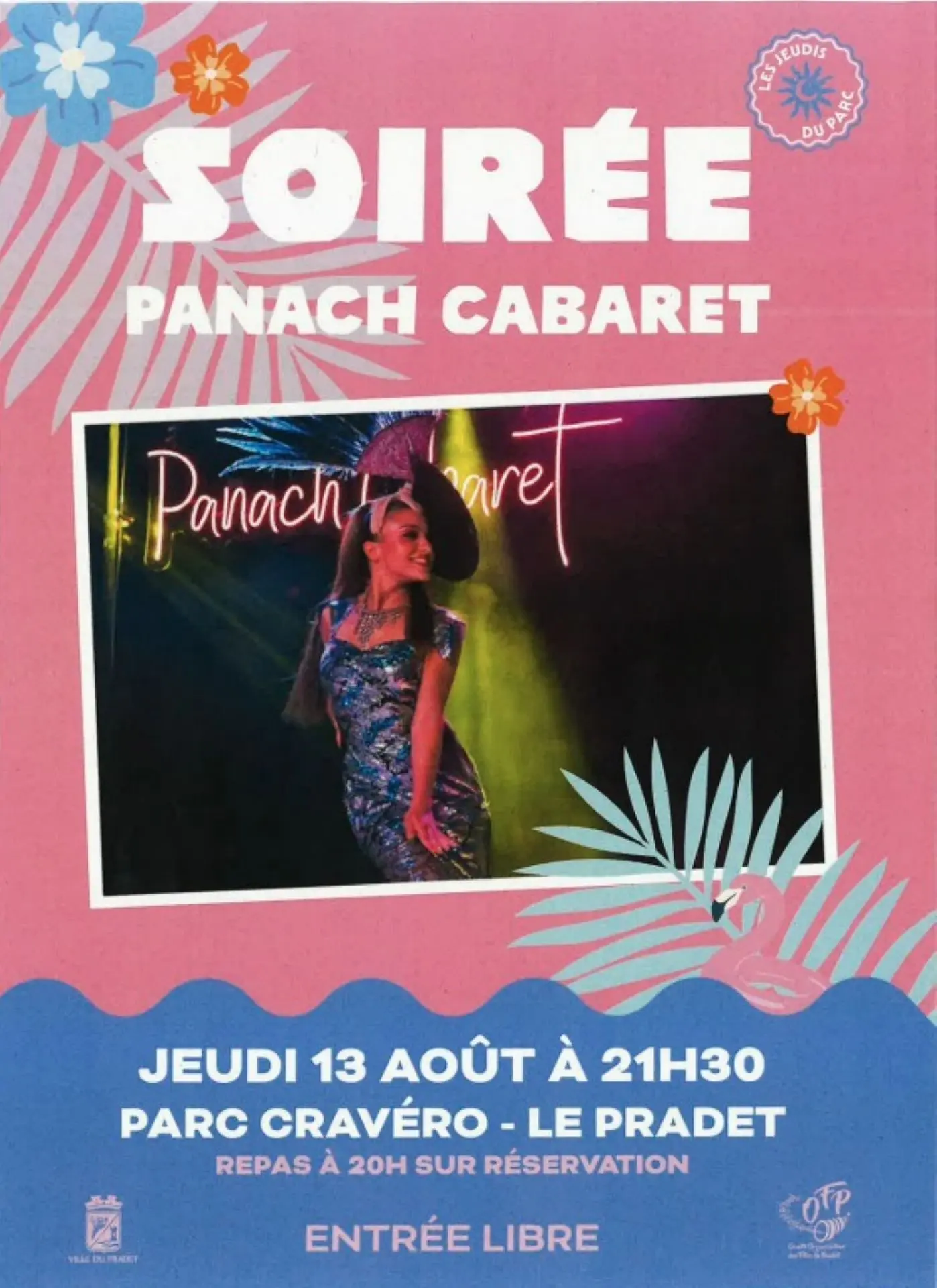 Les jeudis du parc - Repas et soirée Cabaret