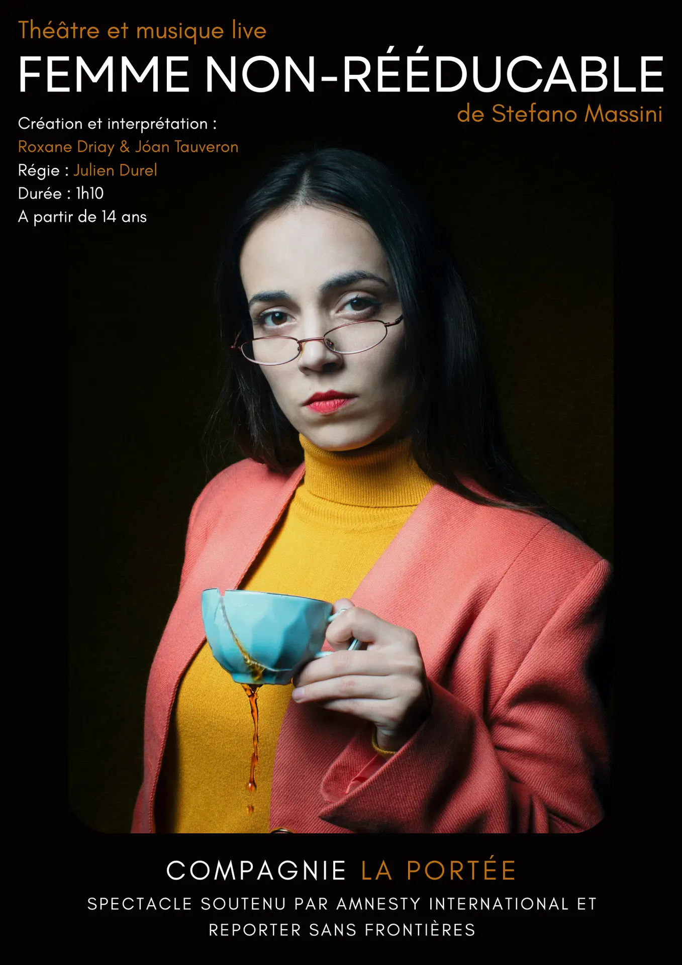 Femme non rééducable - Théâtre des 2 Mondes