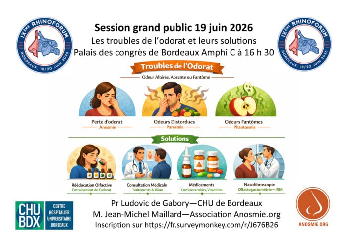 Conférence "Les troubles de l'odorat et leurs solutions"