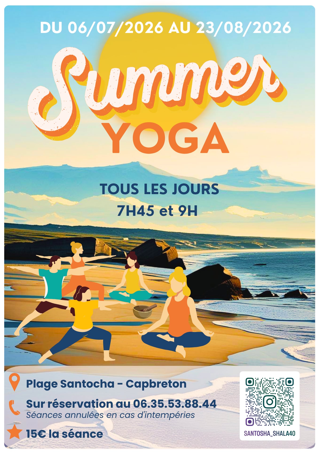 Summer yoga