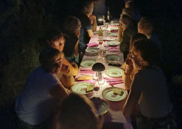 Banquet dans les vignes & observation de la voie lactée