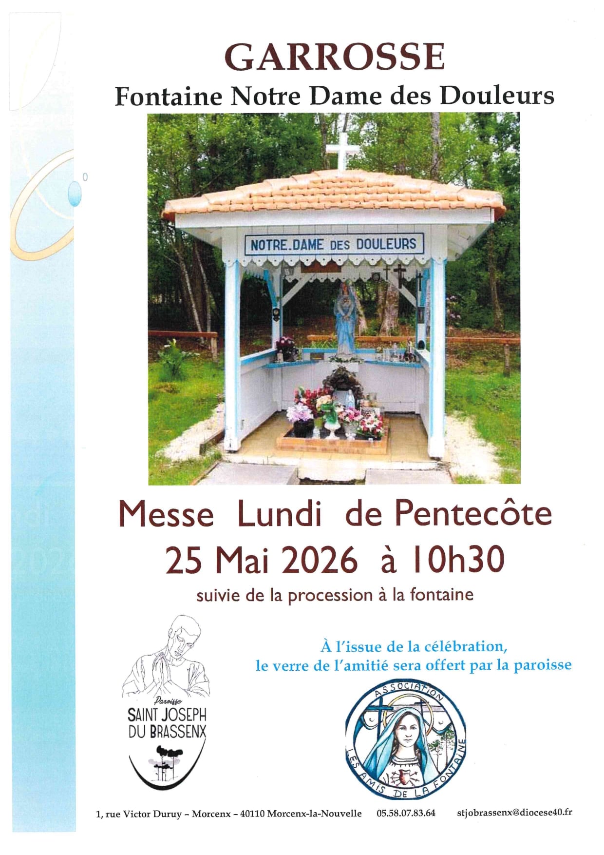 Messe du Lundi de Pentecôte à la Fontaine "Notre Dame des Douleurs"