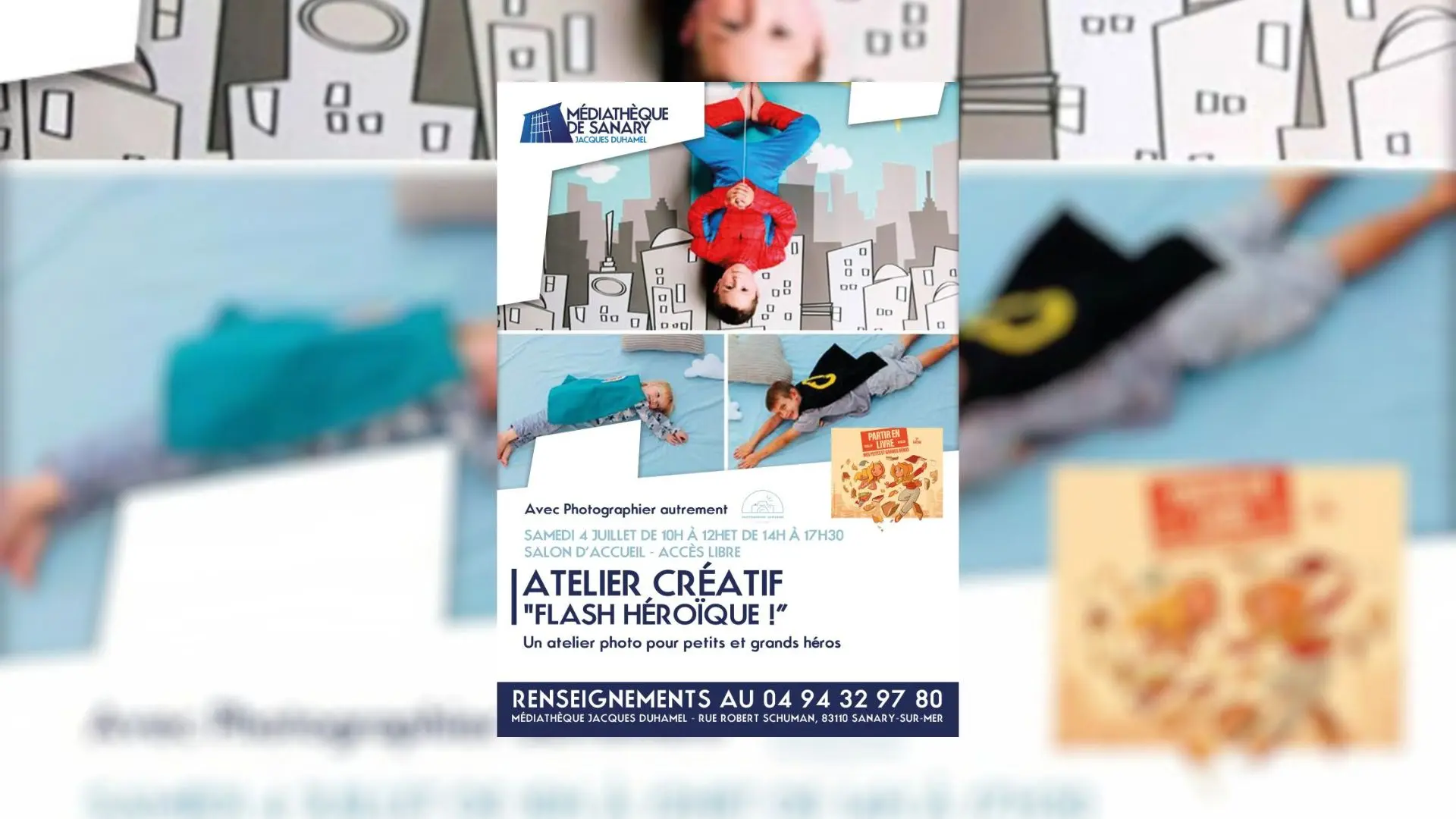 Atelier créatif : "Flash Héroïque !"