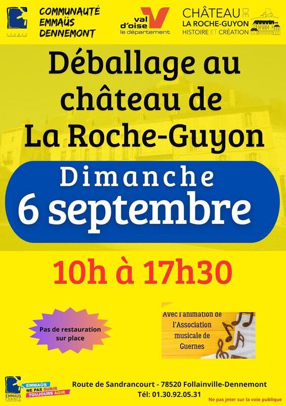 Déballage de la communauté emmaüs