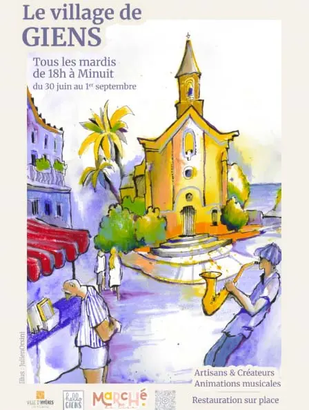 Marché de créateurs à Giens