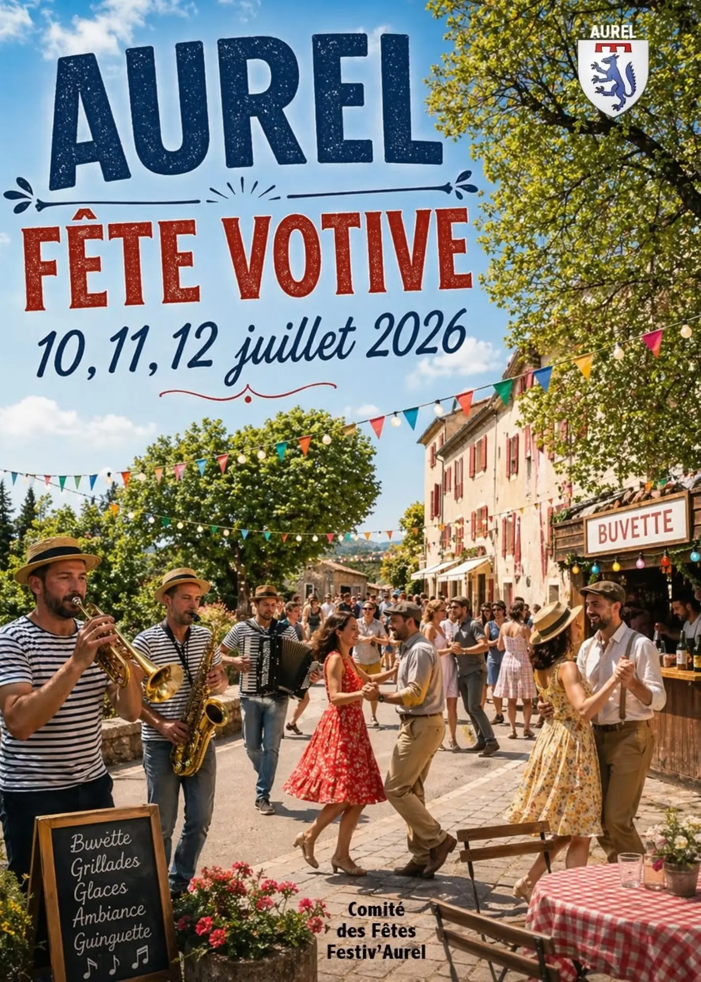 Fête votive à Aurel