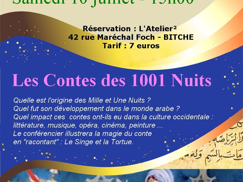 Conférence 1001 Nuits par Edgard WEBER